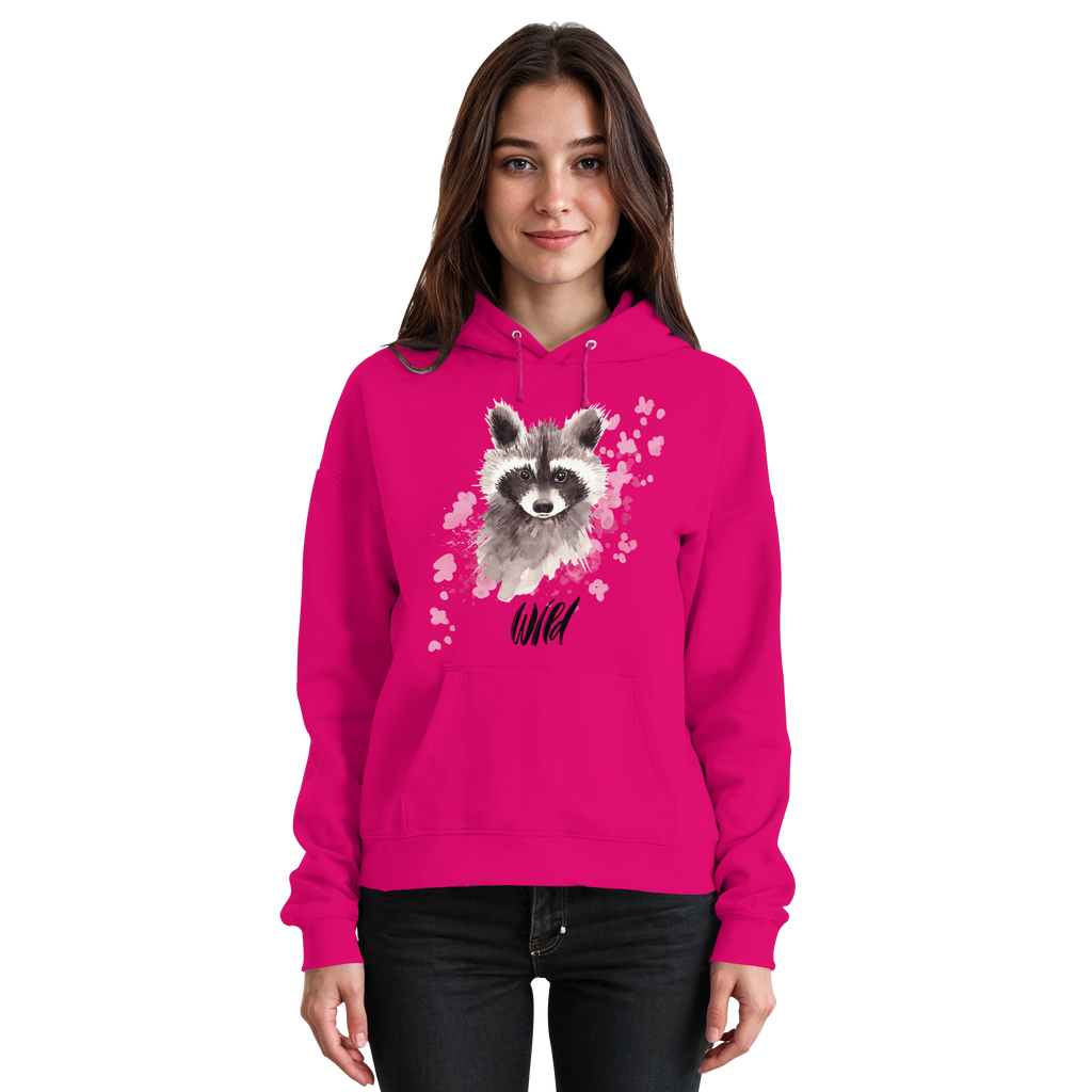 Aquarell Waschbär - Basic Unisex Hoodie
