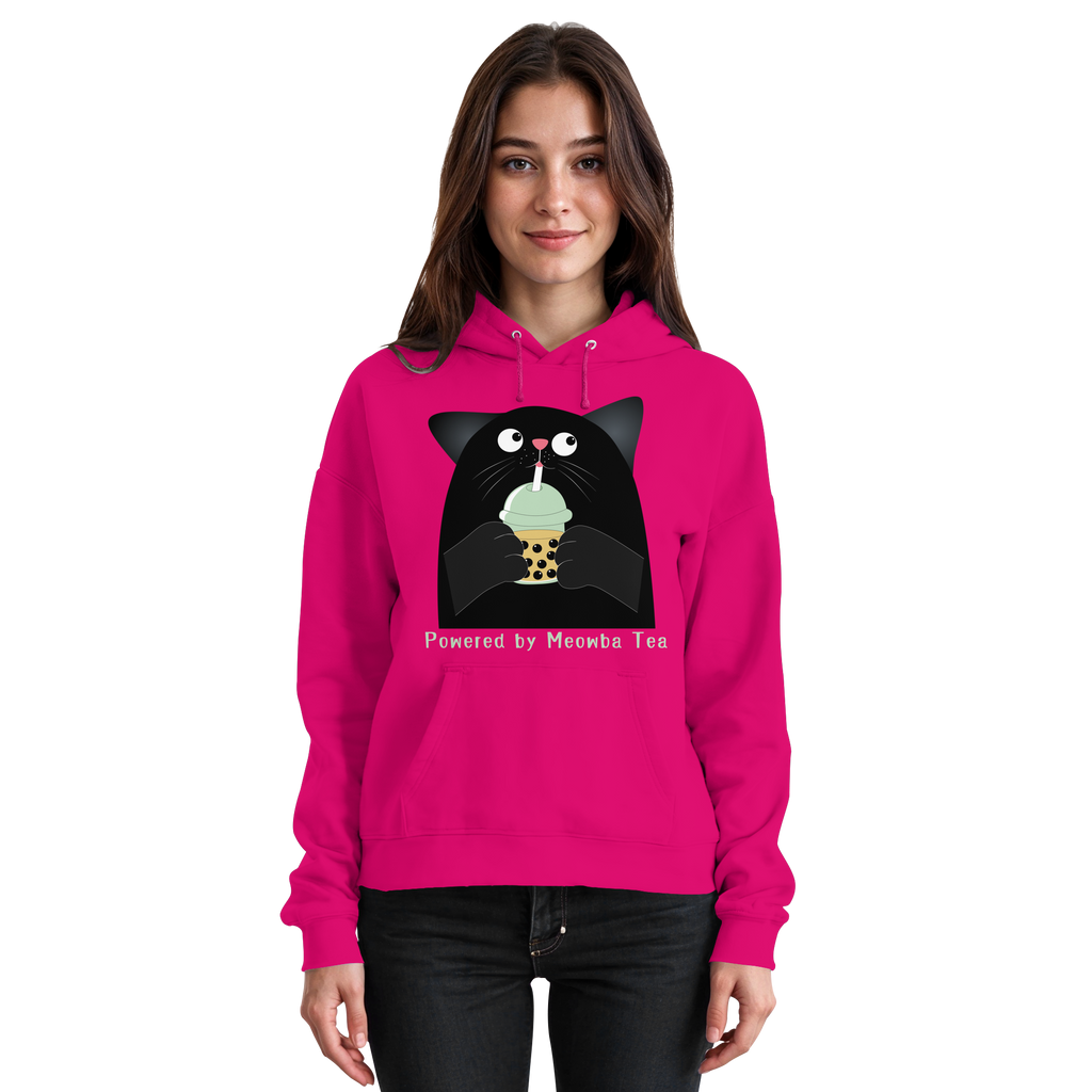 Powered by Meowba Tea - Basic Unisex Hoodie