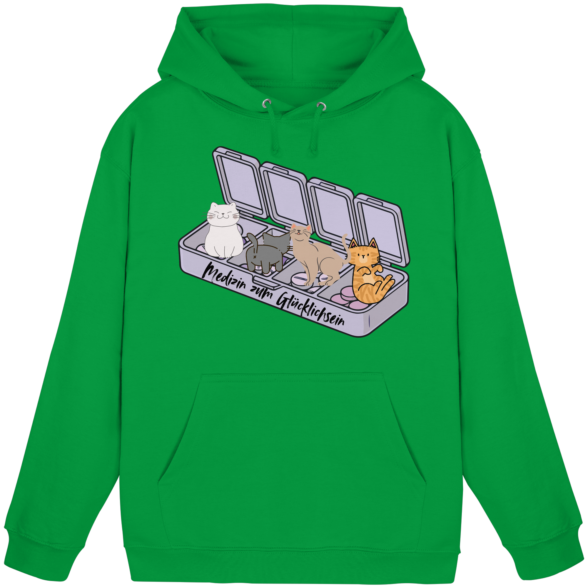 Medizin zum Glücklichsein - Basic Unisex Hoodie