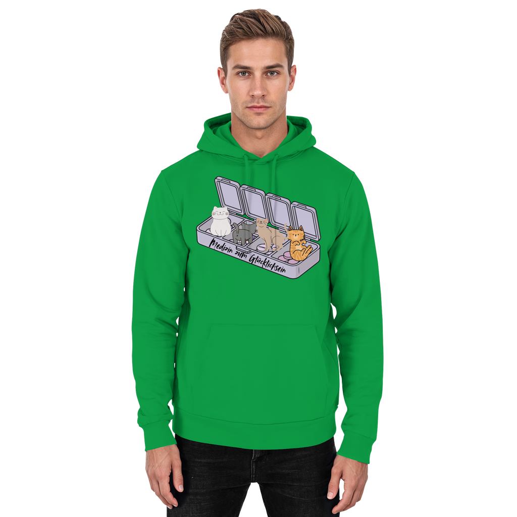 Medizin zum Glücklichsein - Basic Unisex Hoodie