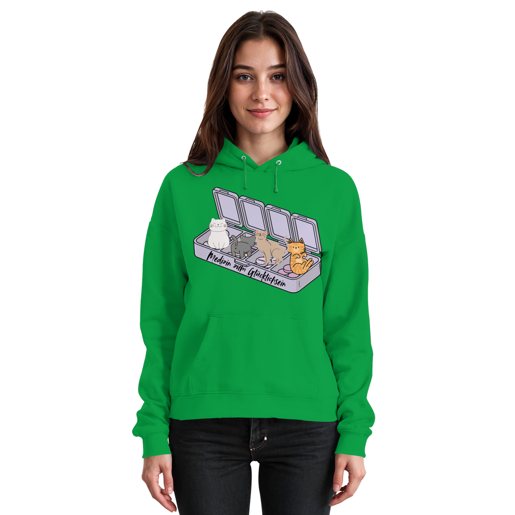 Medizin zum Glücklichsein - Basic Unisex Hoodie