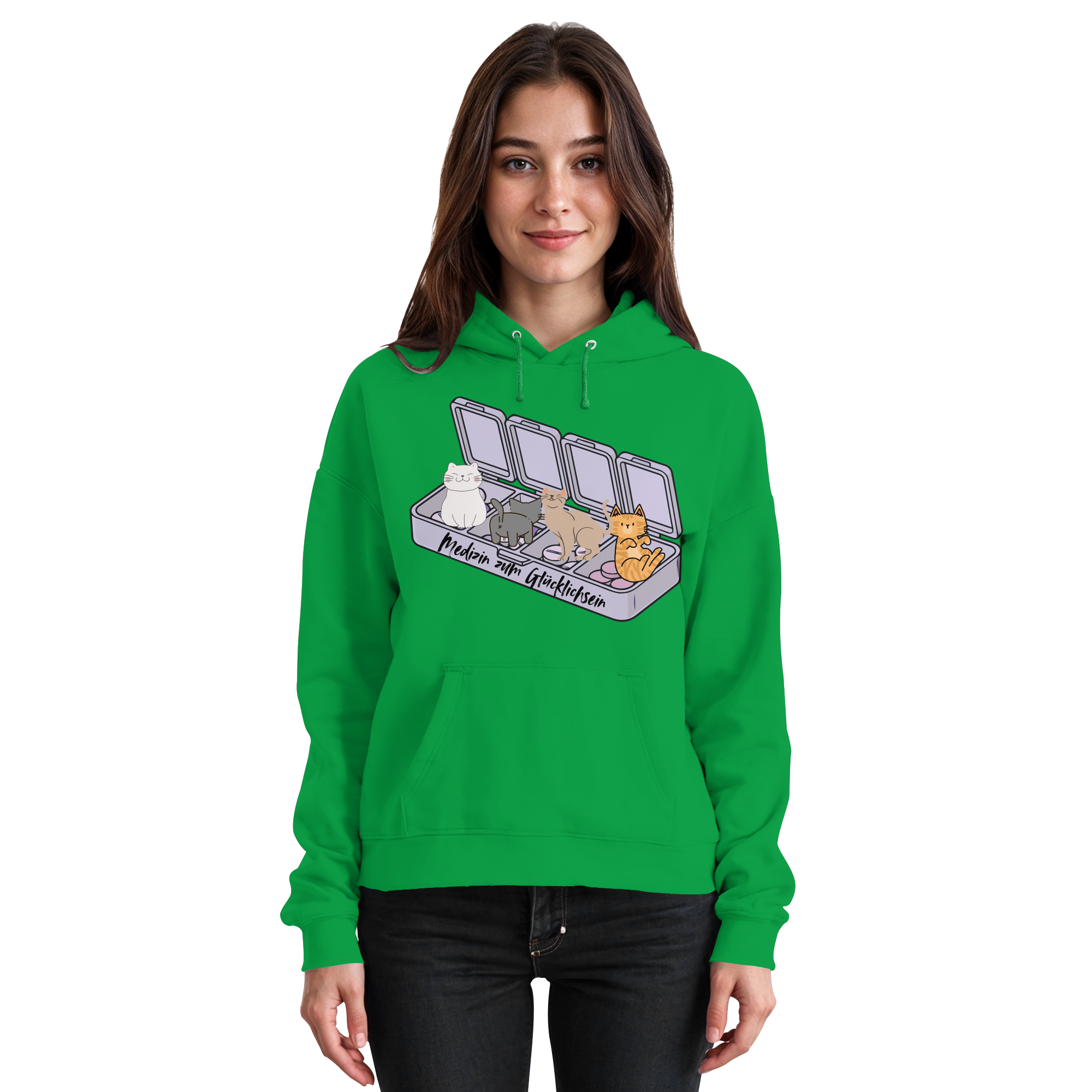 Medizin zum Glücklichsein - Basic Unisex Hoodie
