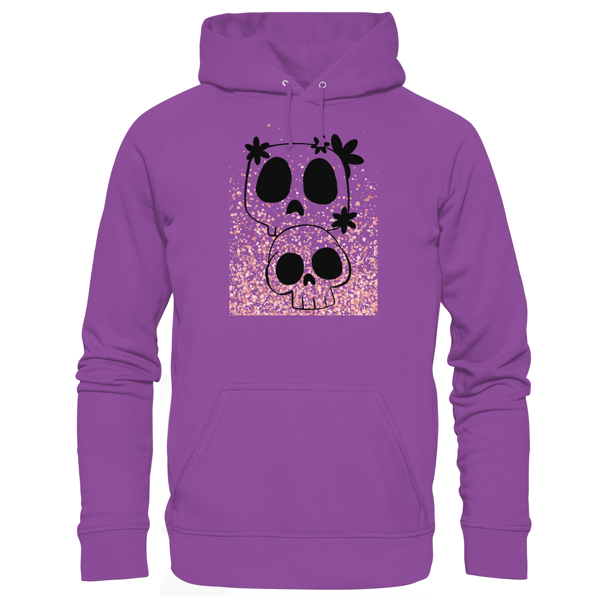 Flower Skull - Basic Unisex Hoodie