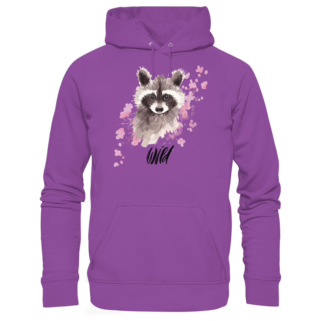 Aquarell Waschbär - Basic Unisex Hoodie