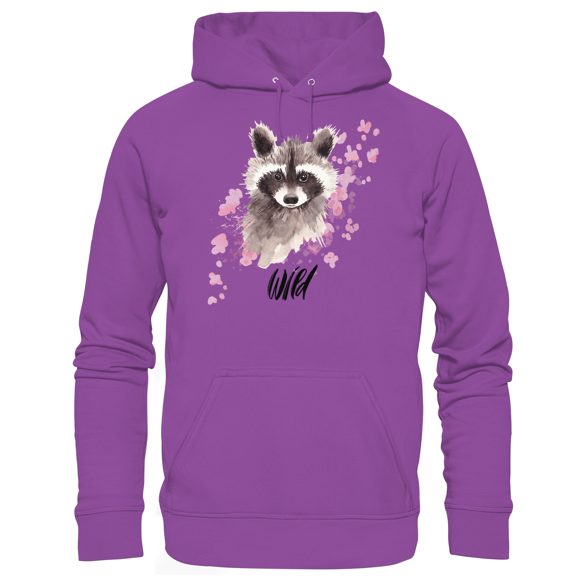 Aquarell Waschbär - Basic Unisex Hoodie
