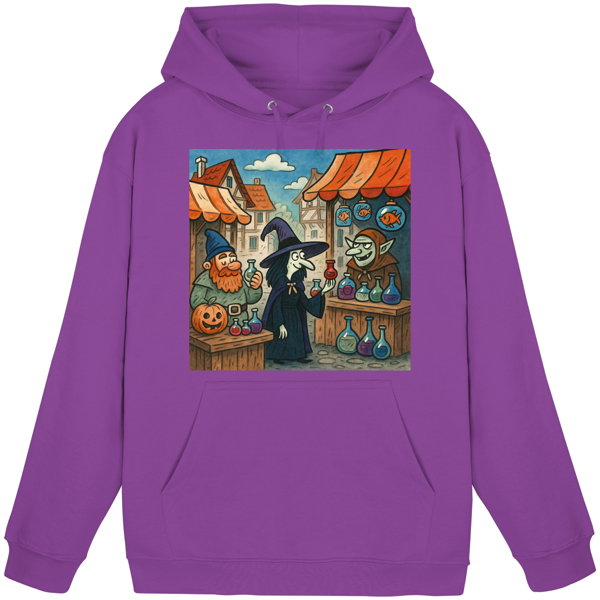 Niedlicher Hexenmarkt - Basic Unisex Hoodie