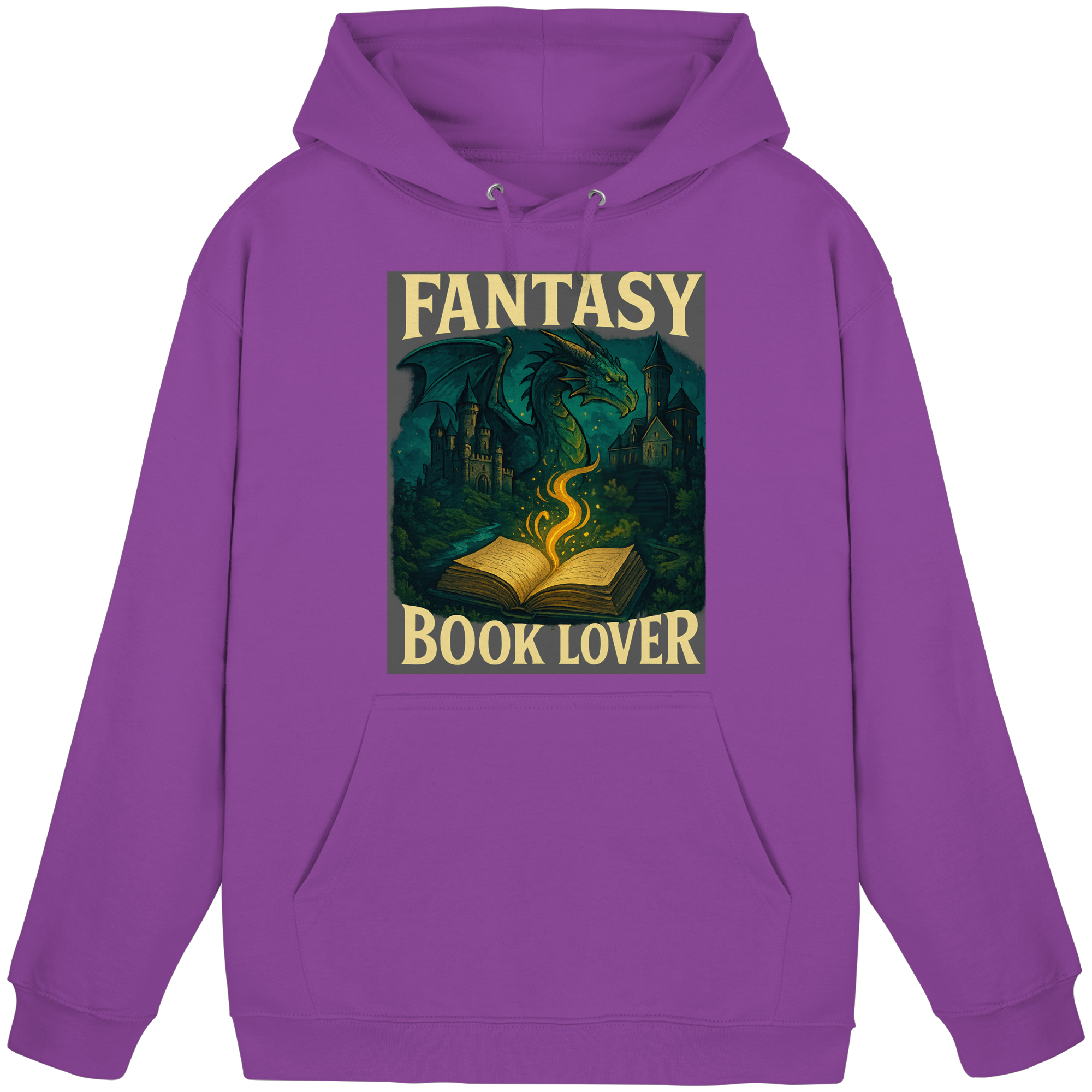 Fantasy Book Lover - Basic Unisex Hoodie