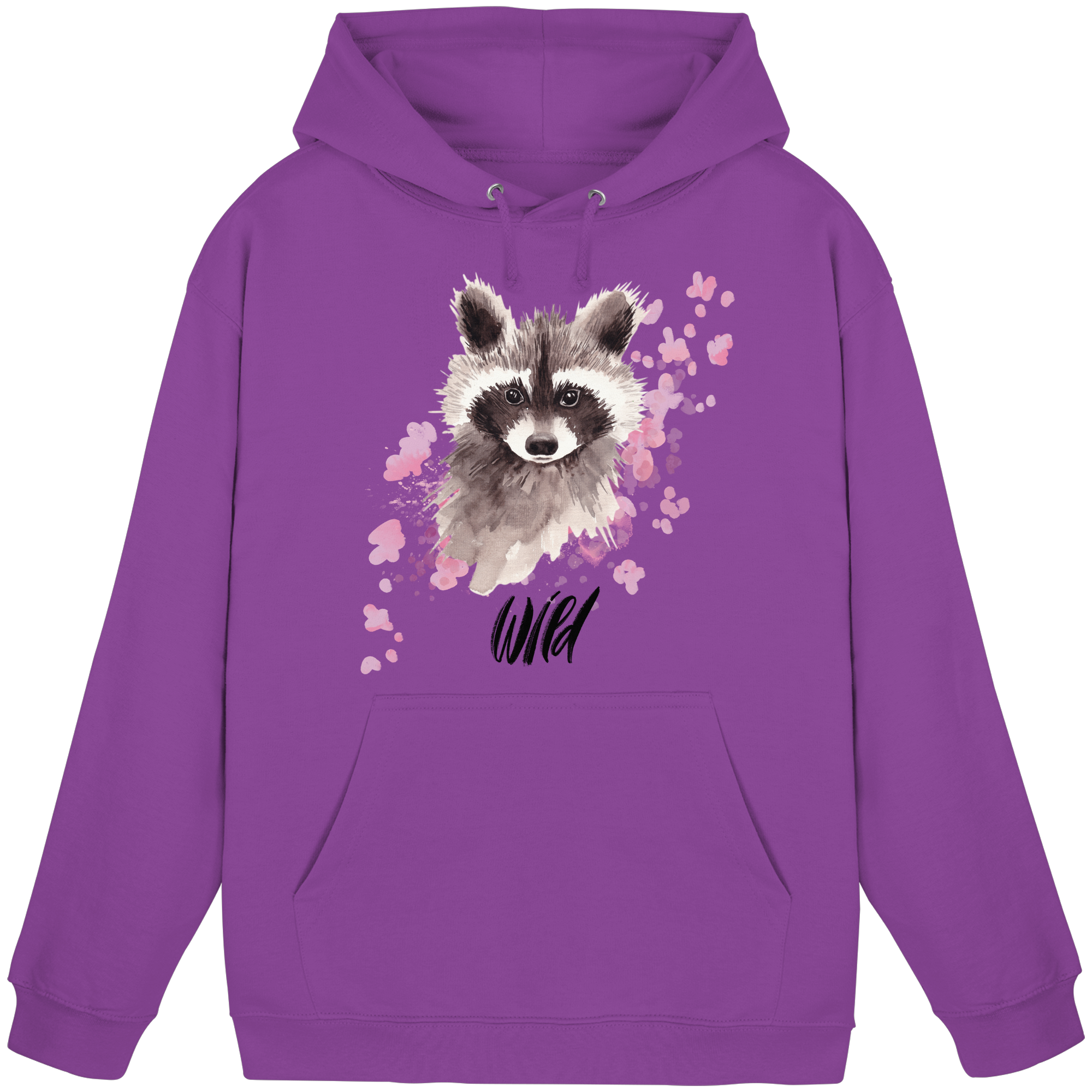 Aquarell Waschbär - Basic Unisex Hoodie