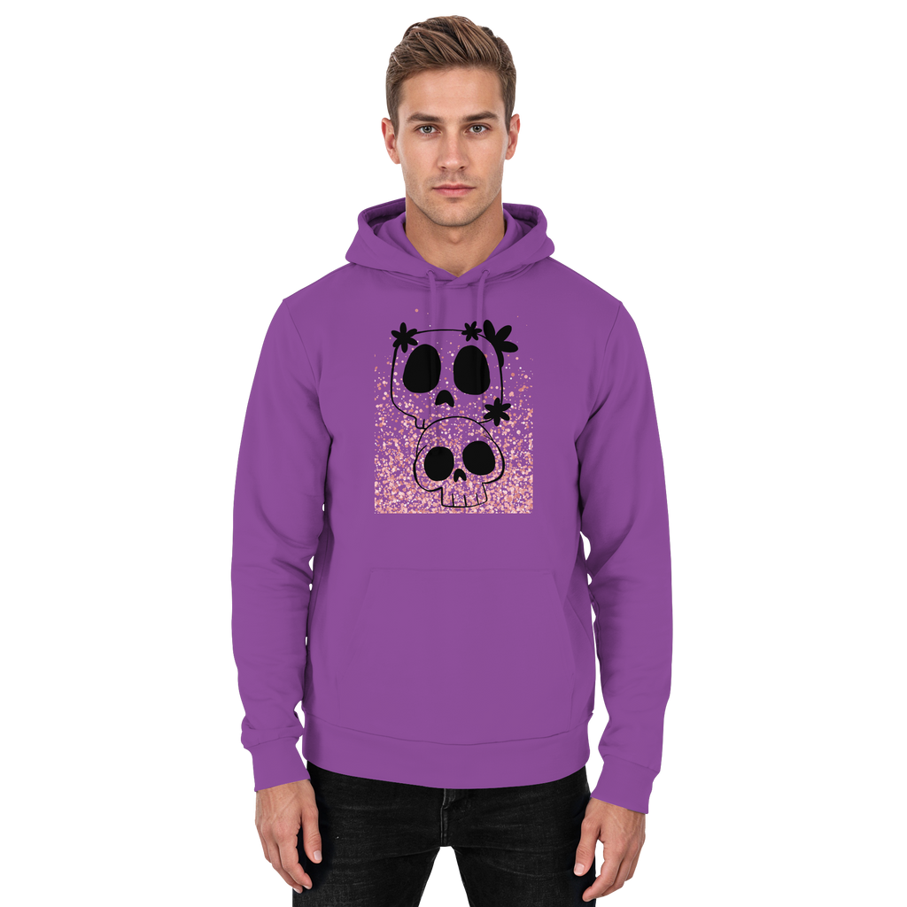 Flower Skull - Basic Unisex Hoodie
