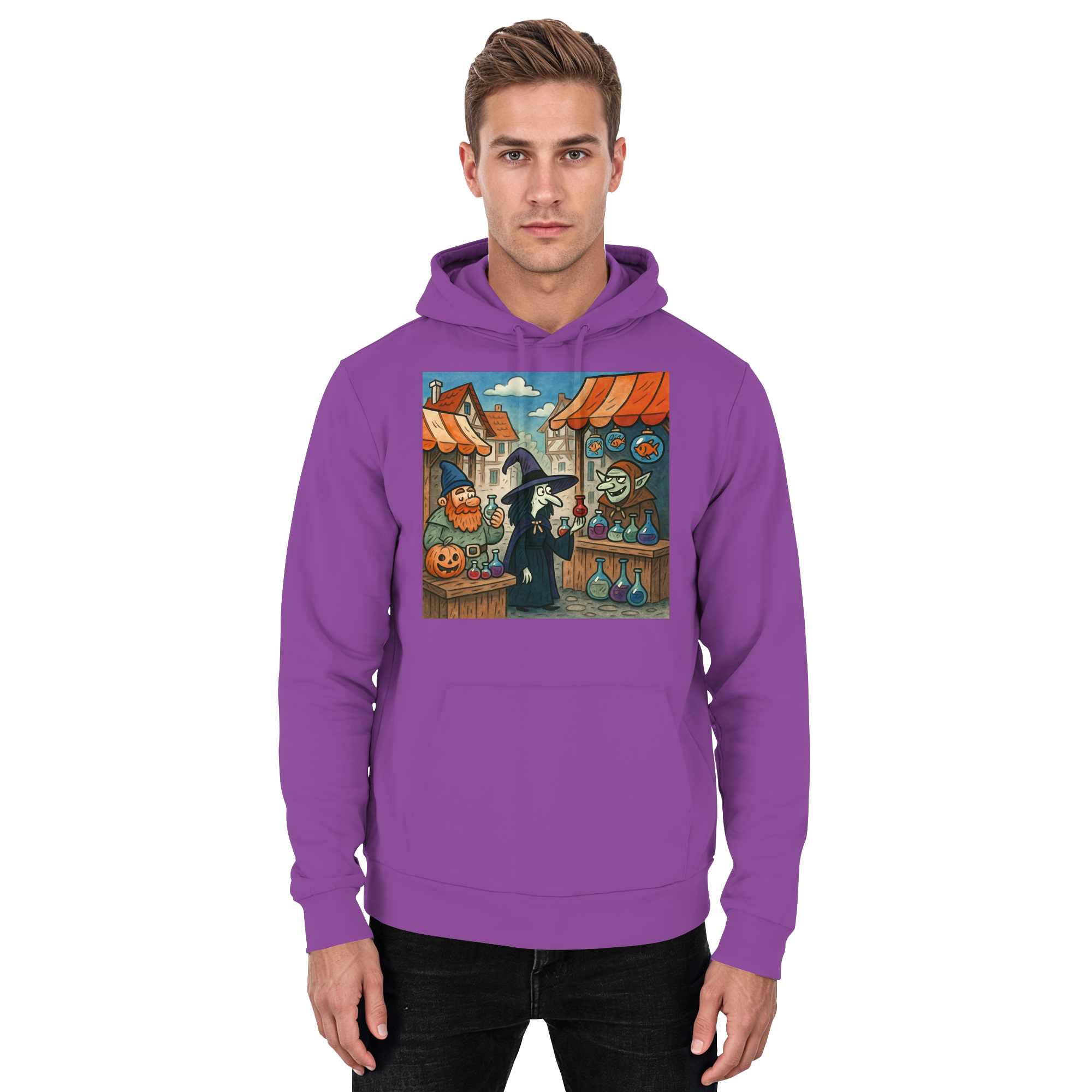 Niedlicher Hexenmarkt - Basic Unisex Hoodie