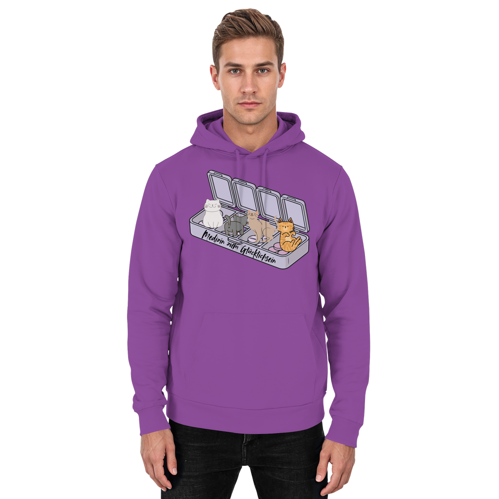 Medizin zum Glücklichsein - Basic Unisex Hoodie