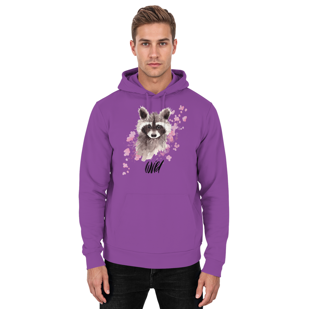 Aquarell Waschbär - Basic Unisex Hoodie