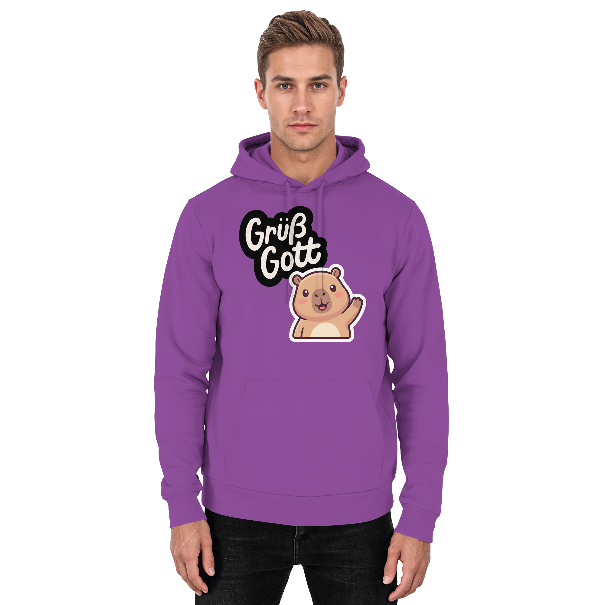 Grüß Gott Capybara | - Basic Unisex Hoodie