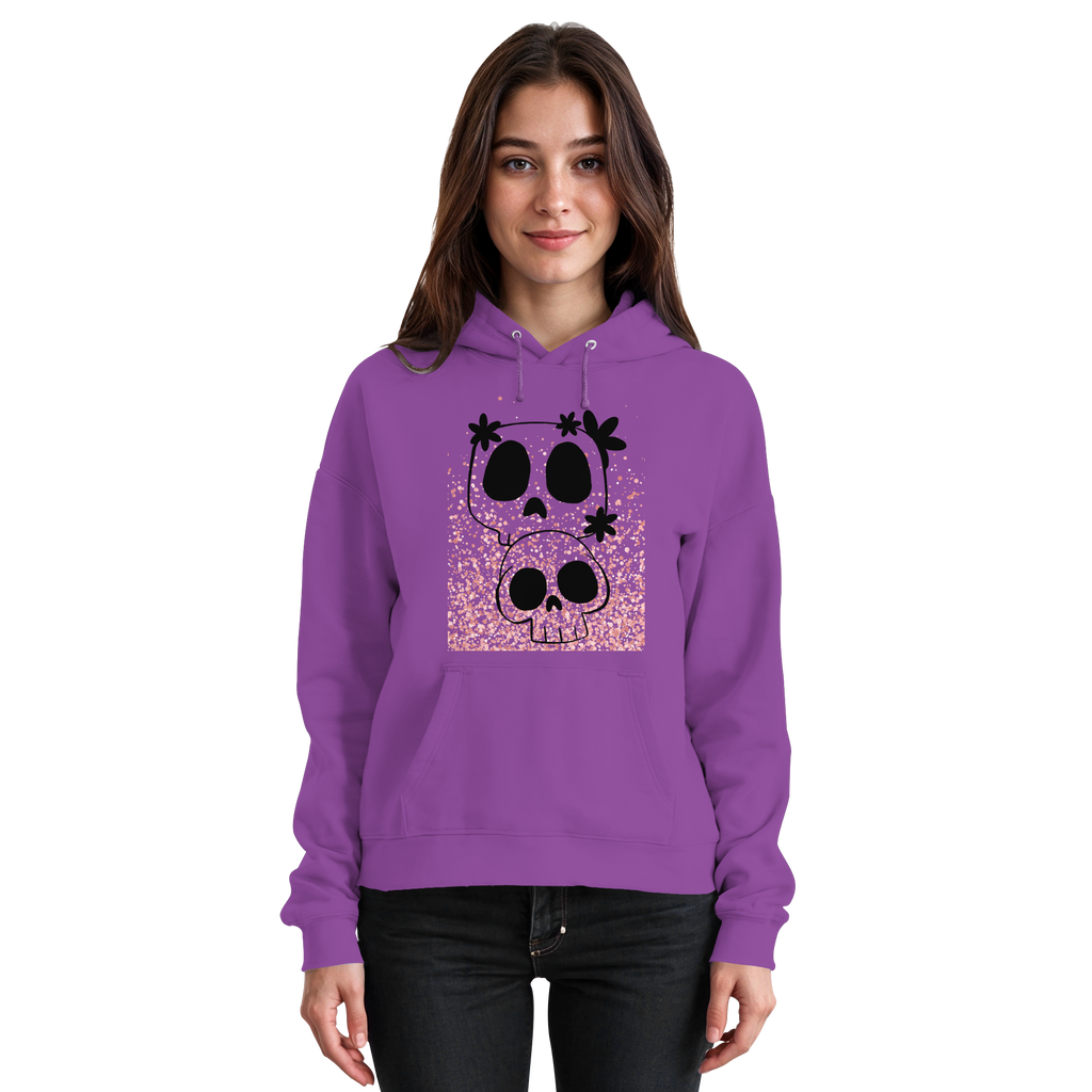 Flower Skull - Basic Unisex Hoodie