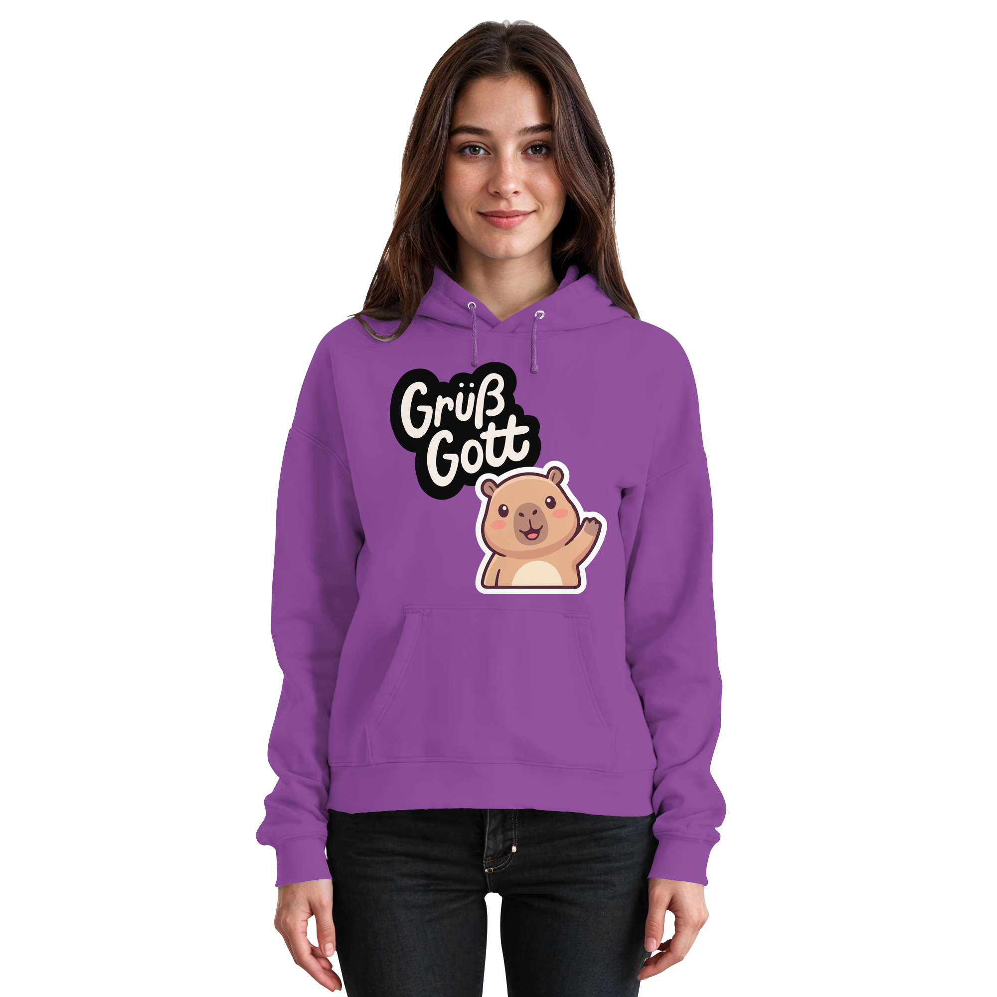 Grüß Gott Capybara | - Basic Unisex Hoodie