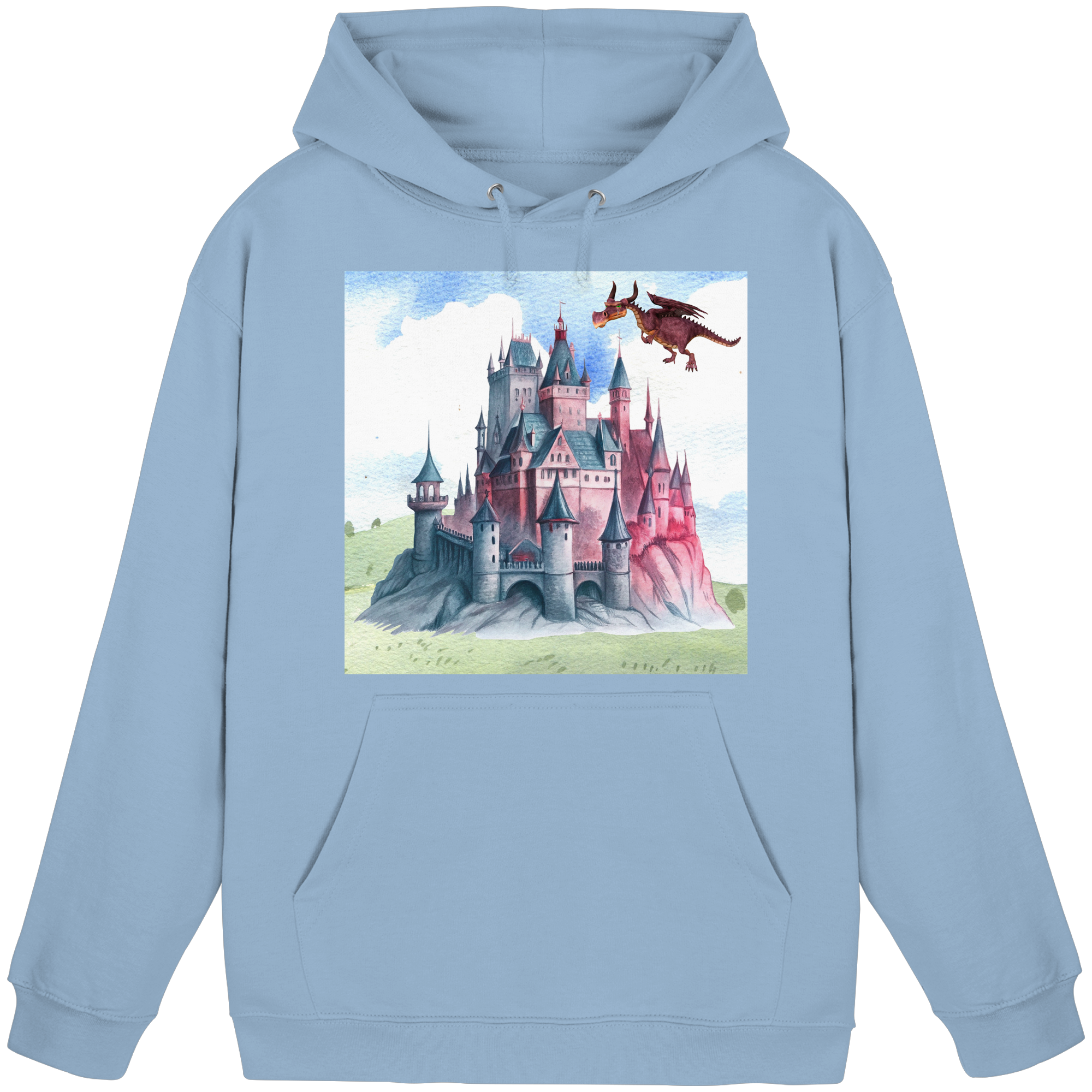 Das Schloss der Drachen - Basic Unisex Hoodie