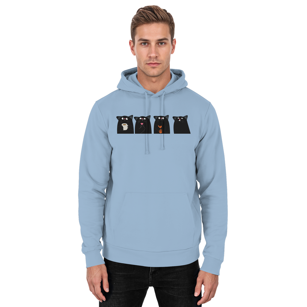 Der Rat der schwarzen Katzen - Basic Unisex Hoodie