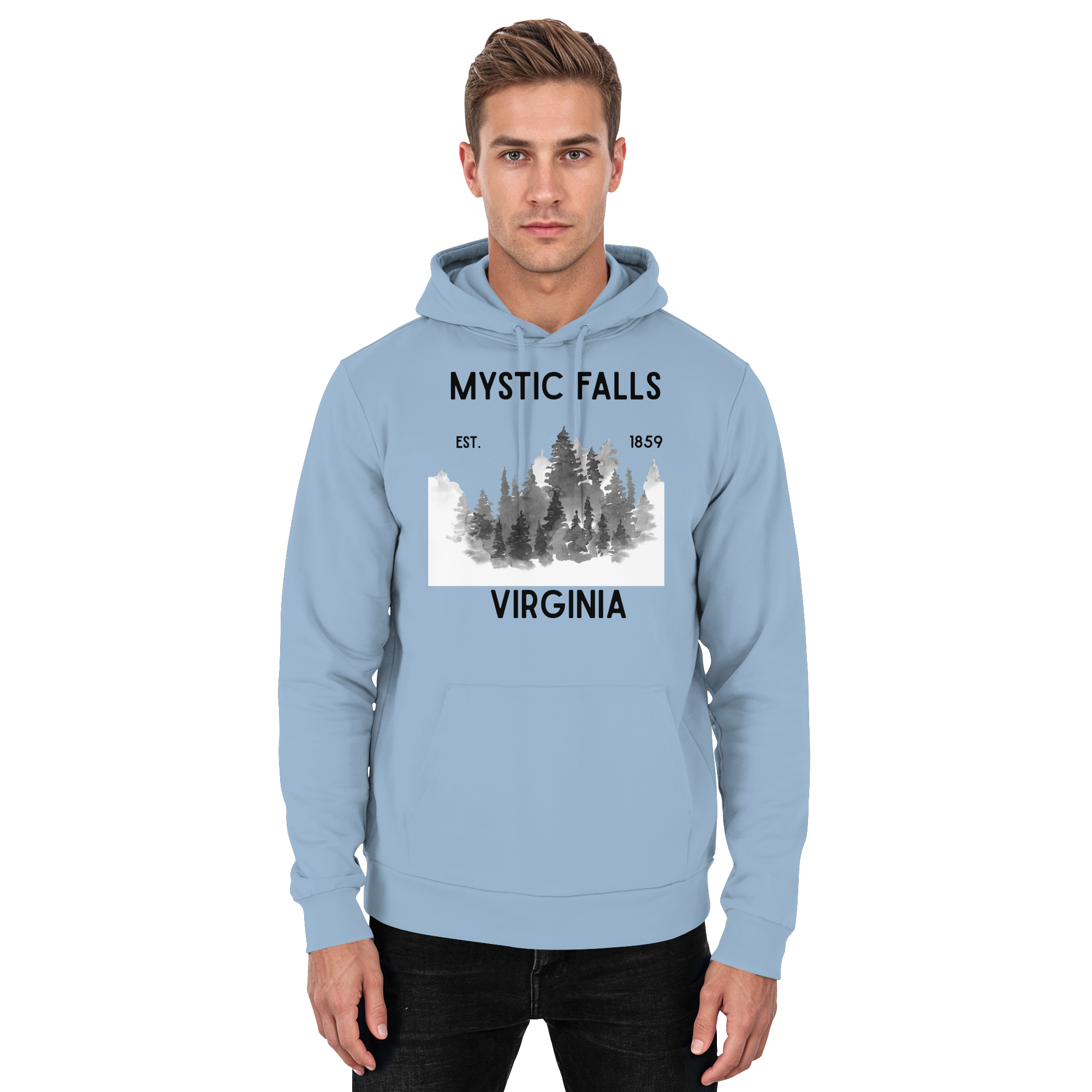 Ein ganz normaler Abend in Mystic Falls - Basic Unisex Hoodie