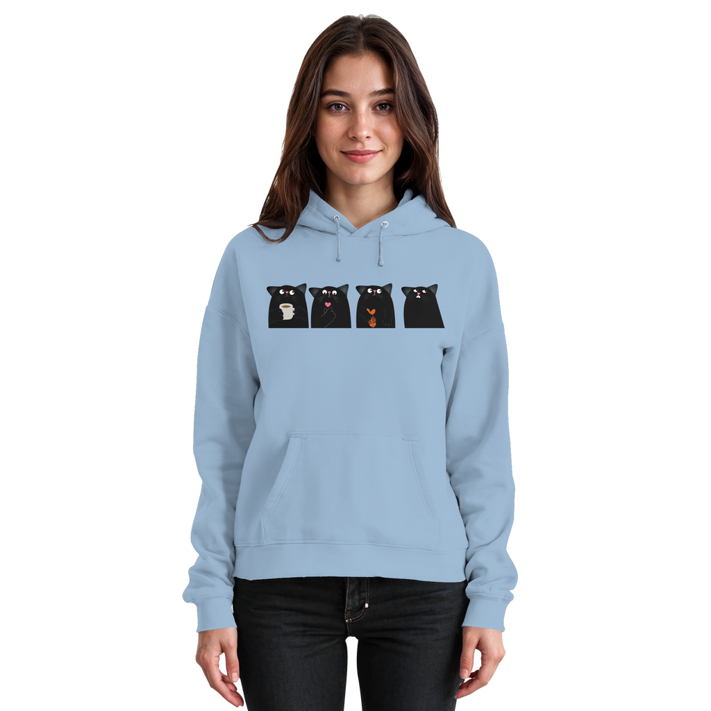 Der Rat der schwarzen Katzen - Basic Unisex Hoodie