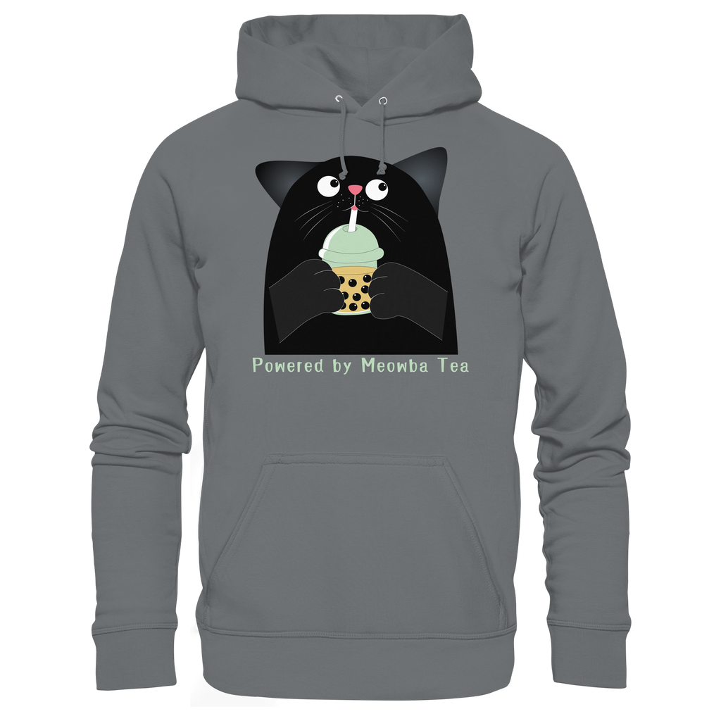 Powered by Meowba Tea - Basic Unisex Hoodie