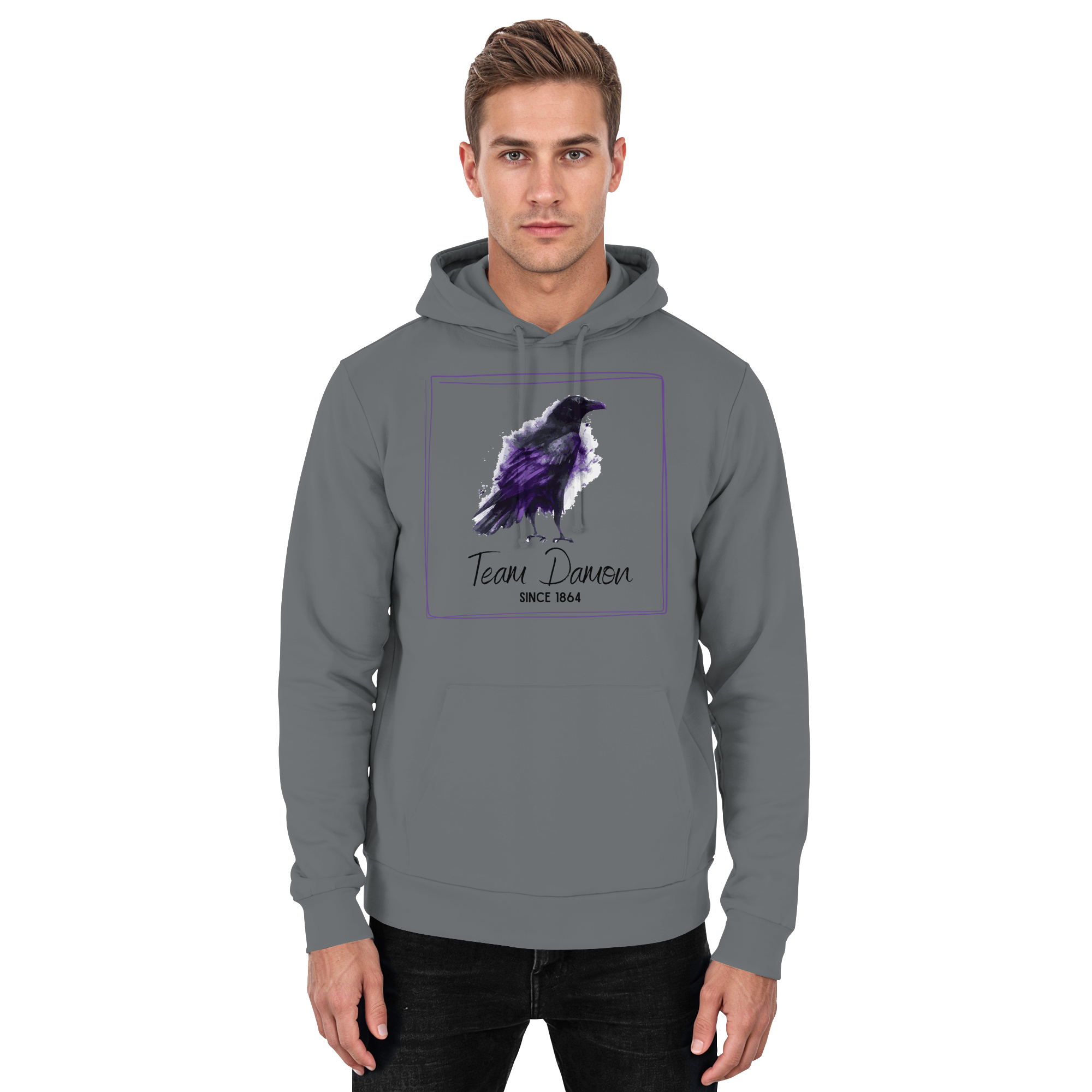 Schwarze Federn, dunkle Geheimnisse - Basic Unisex Hoodie