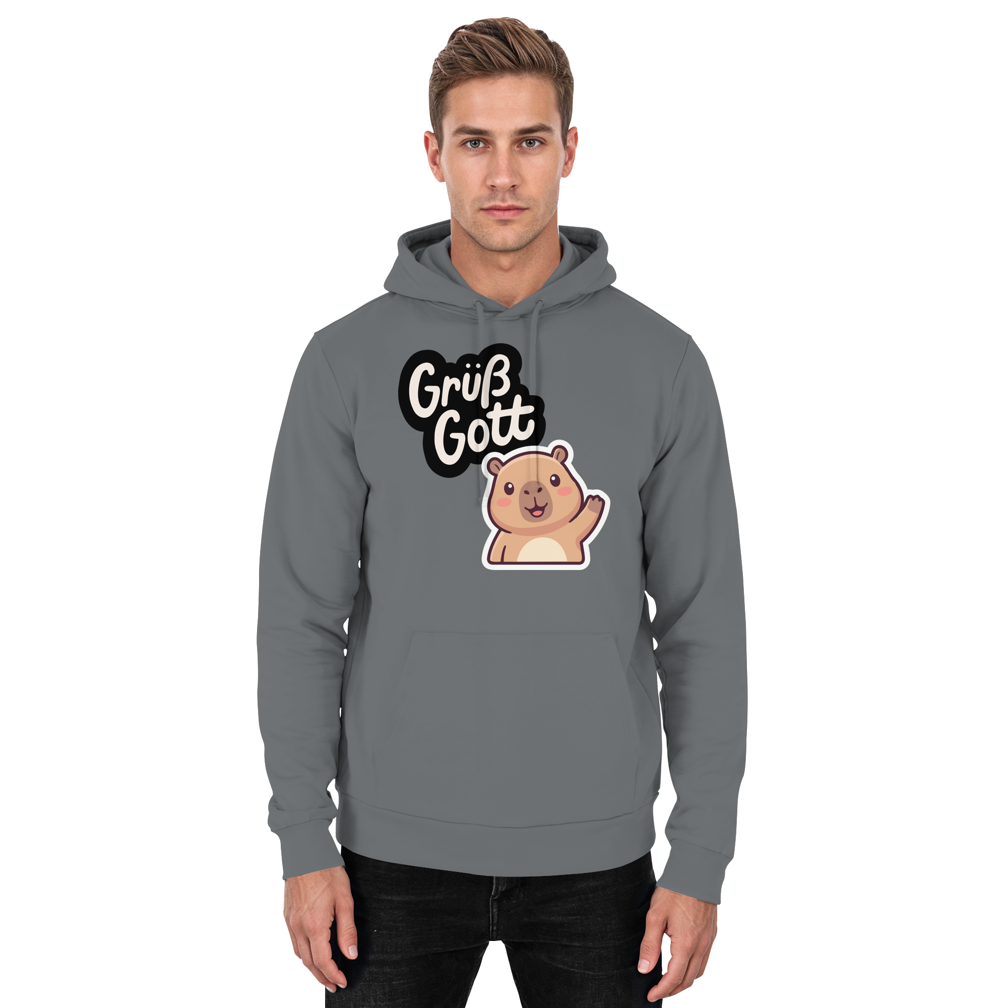 Grüß Gott Capybara | - Basic Unisex Hoodie