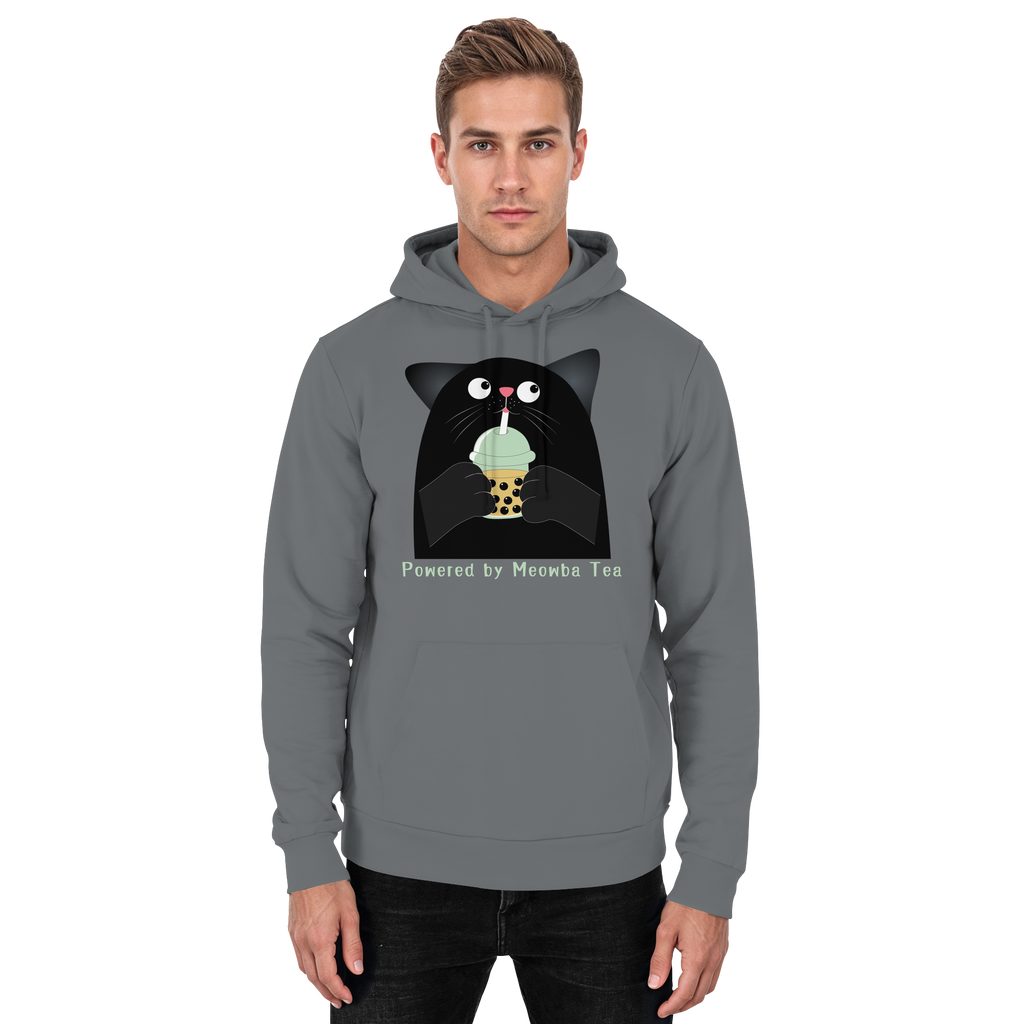 Powered by Meowba Tea - Basic Unisex Hoodie