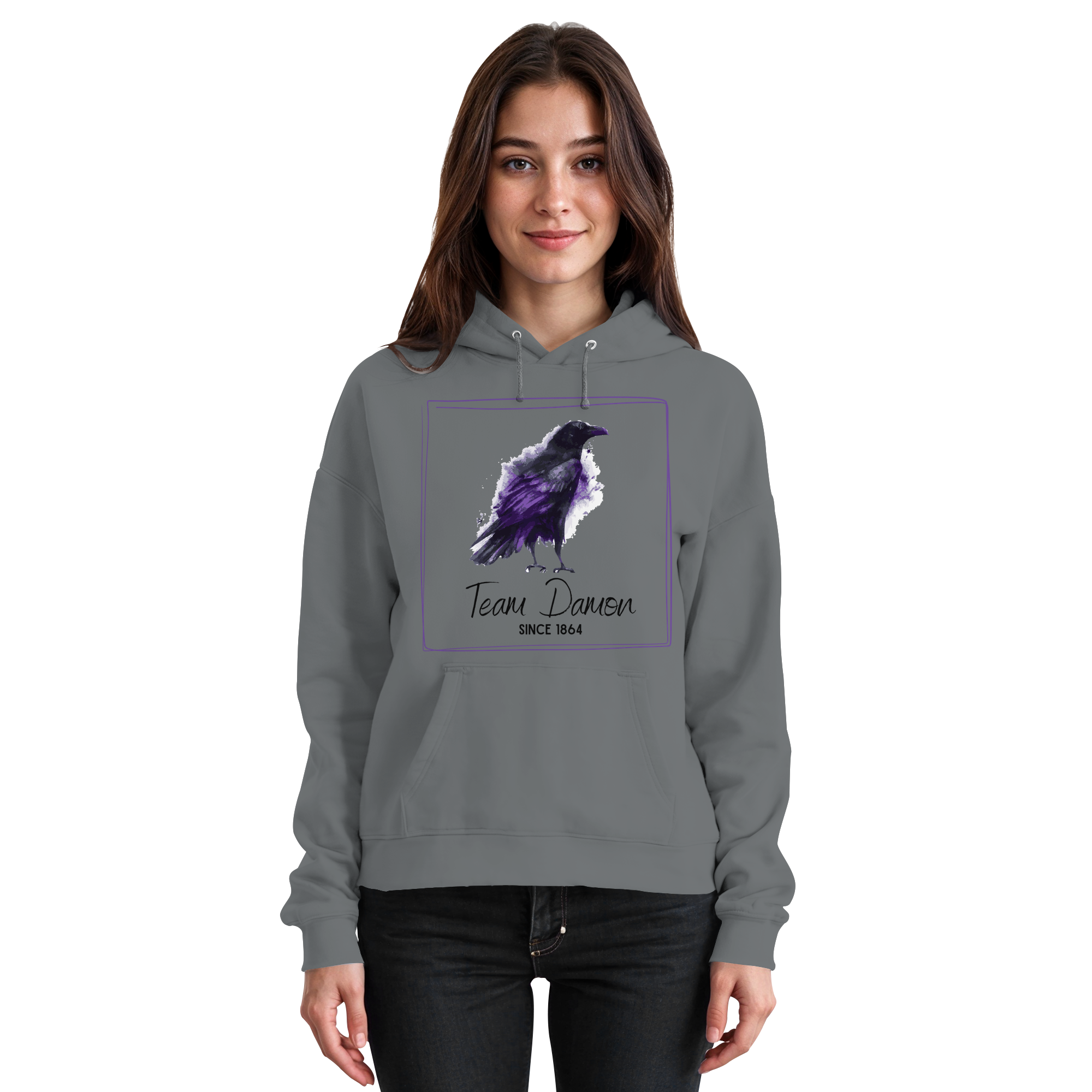 Schwarze Federn, dunkle Geheimnisse - Basic Unisex Hoodie