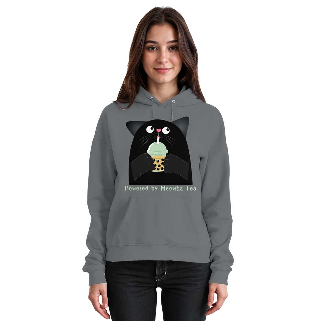 Powered by Meowba Tea - Basic Unisex Hoodie