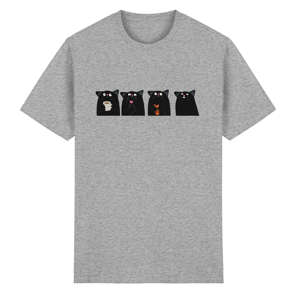 Der Rat der schwarzen Katzen - Heavy Cotton T-Shirt