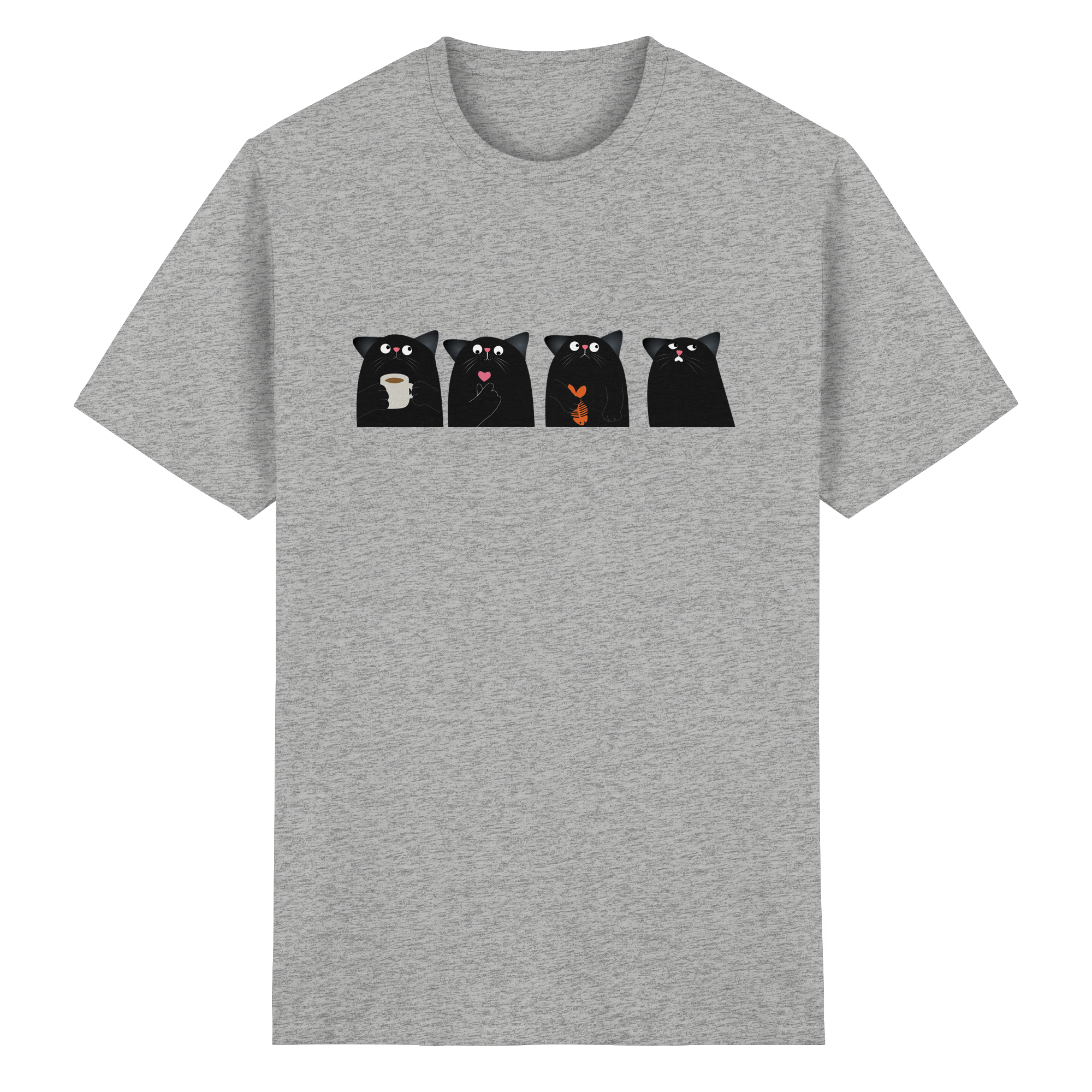 Der Rat der schwarzen Katzen - Heavy Cotton T-Shirt