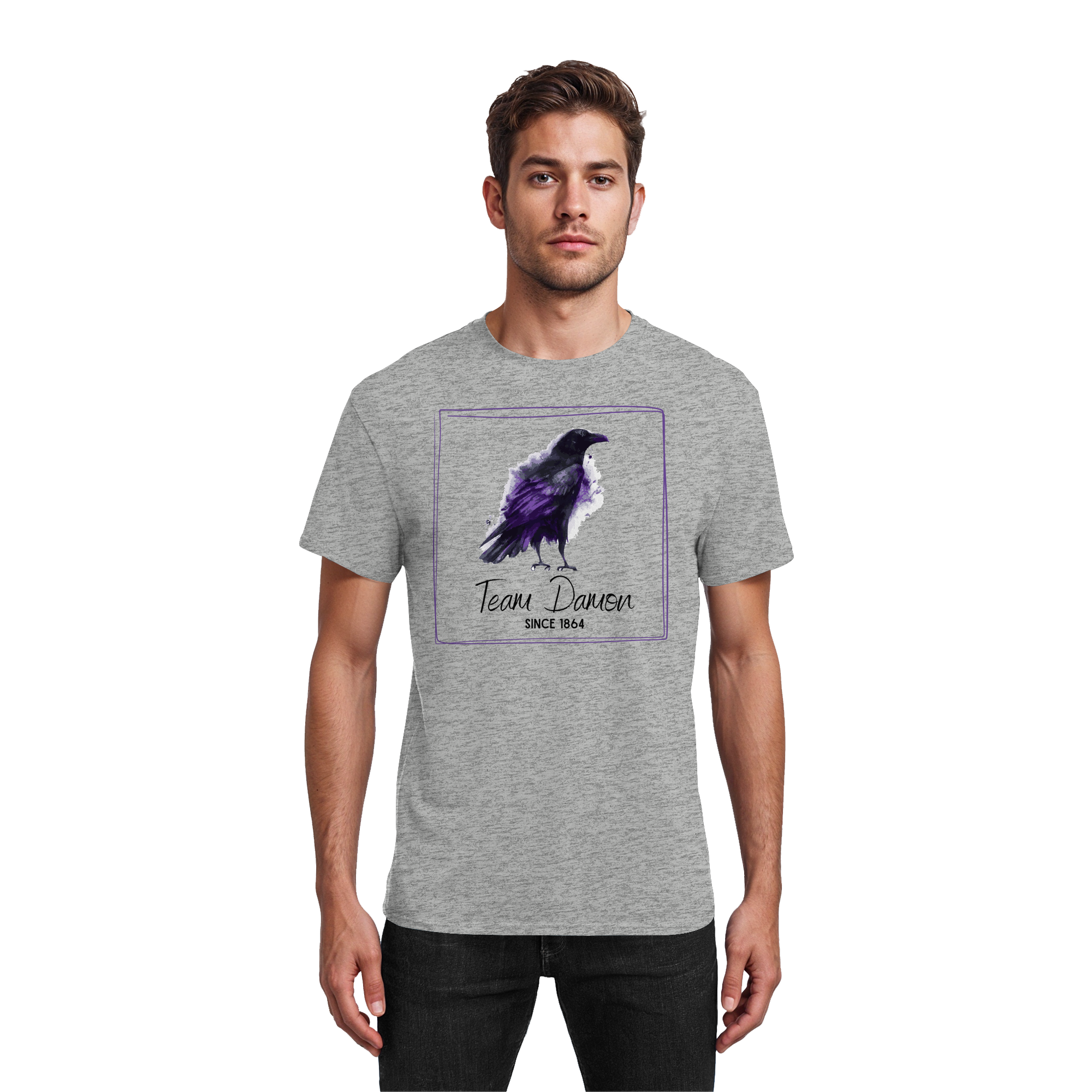 Schwarze Federn, dunkle Geheimnisse - Heavy Cotton T-Shirt