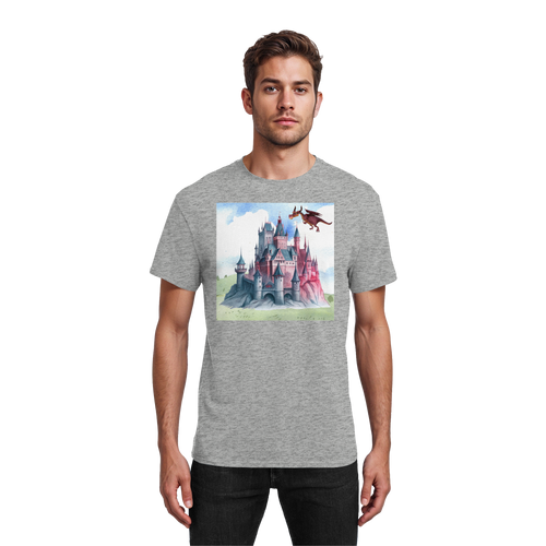 Das Schloss der Drachen - Heavy Cotton T-Shirt