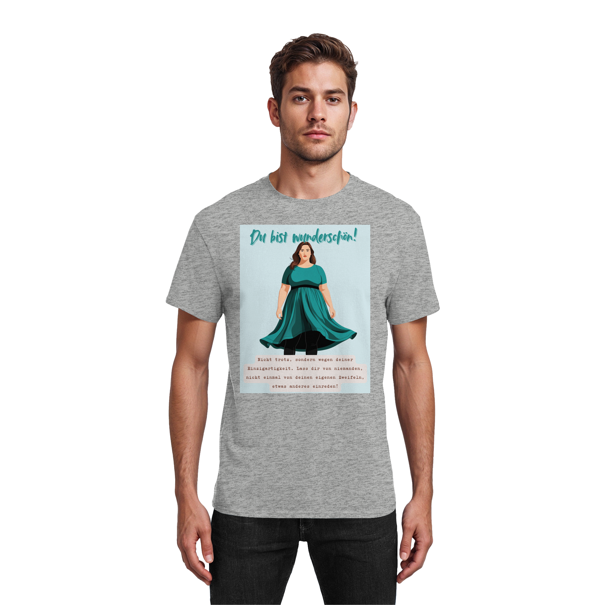 Du bist wunderschön! - Heavy Cotton T-Shirt