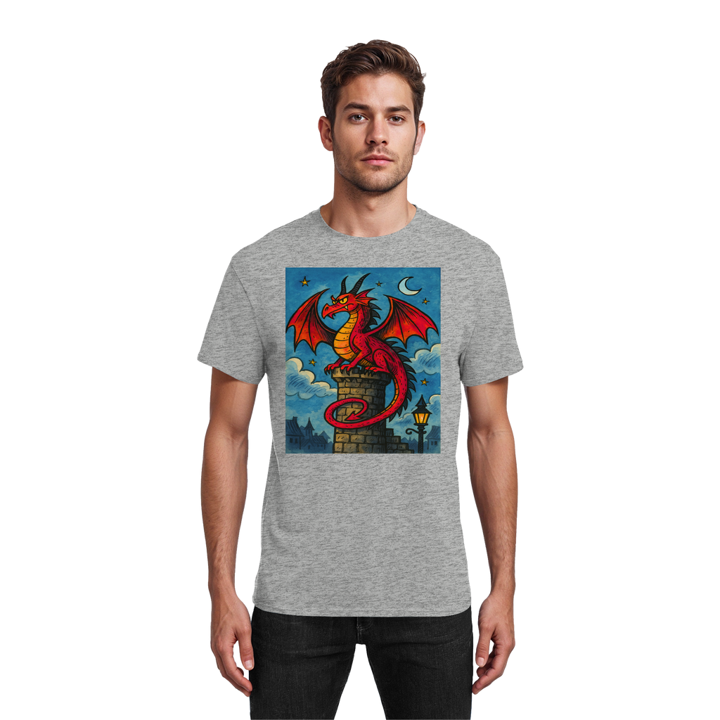 Red Dragon - Nightwatch-Edition - Heavy Cotton T-Shirt