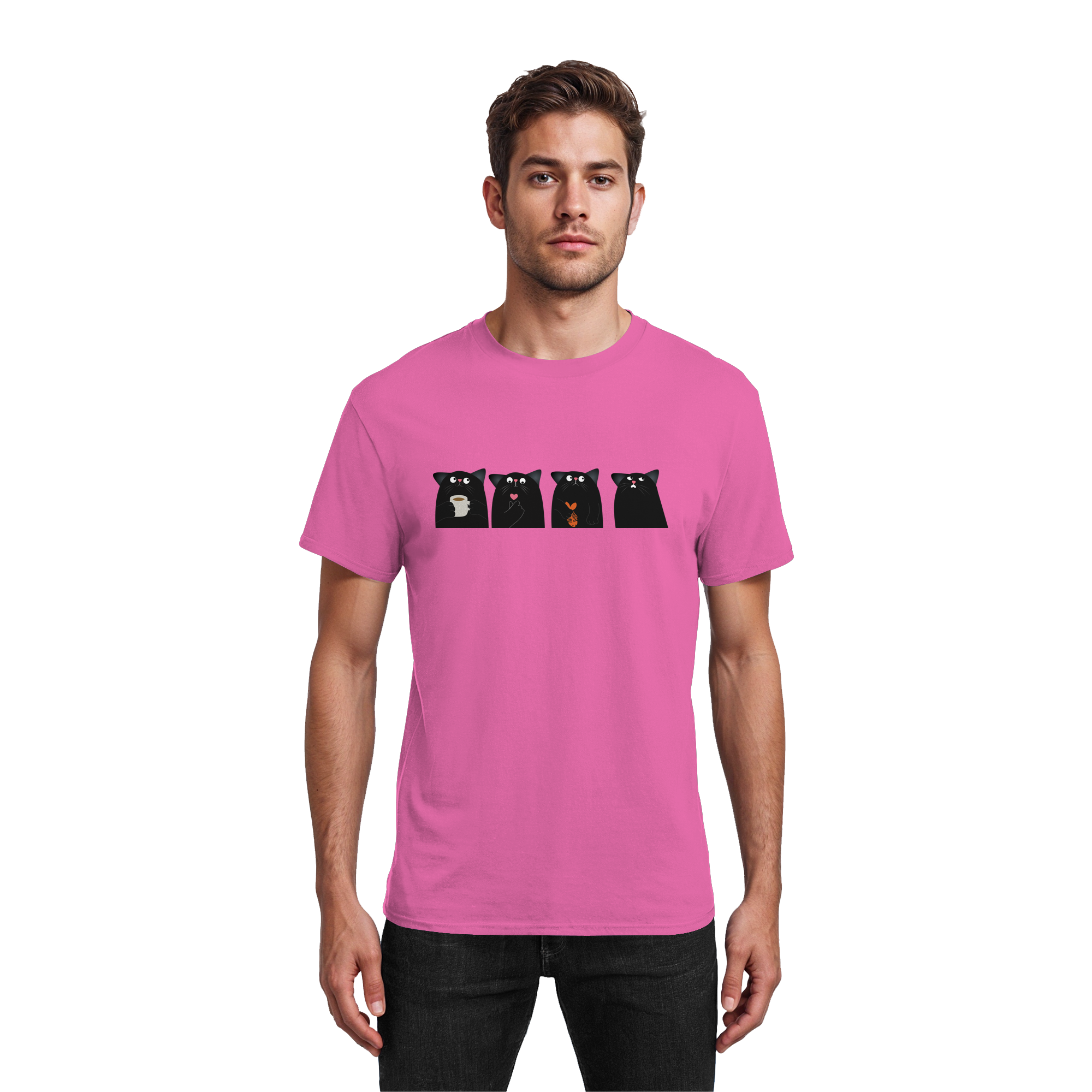 Der Rat der schwarzen Katzen - Heavy Cotton T-Shirt