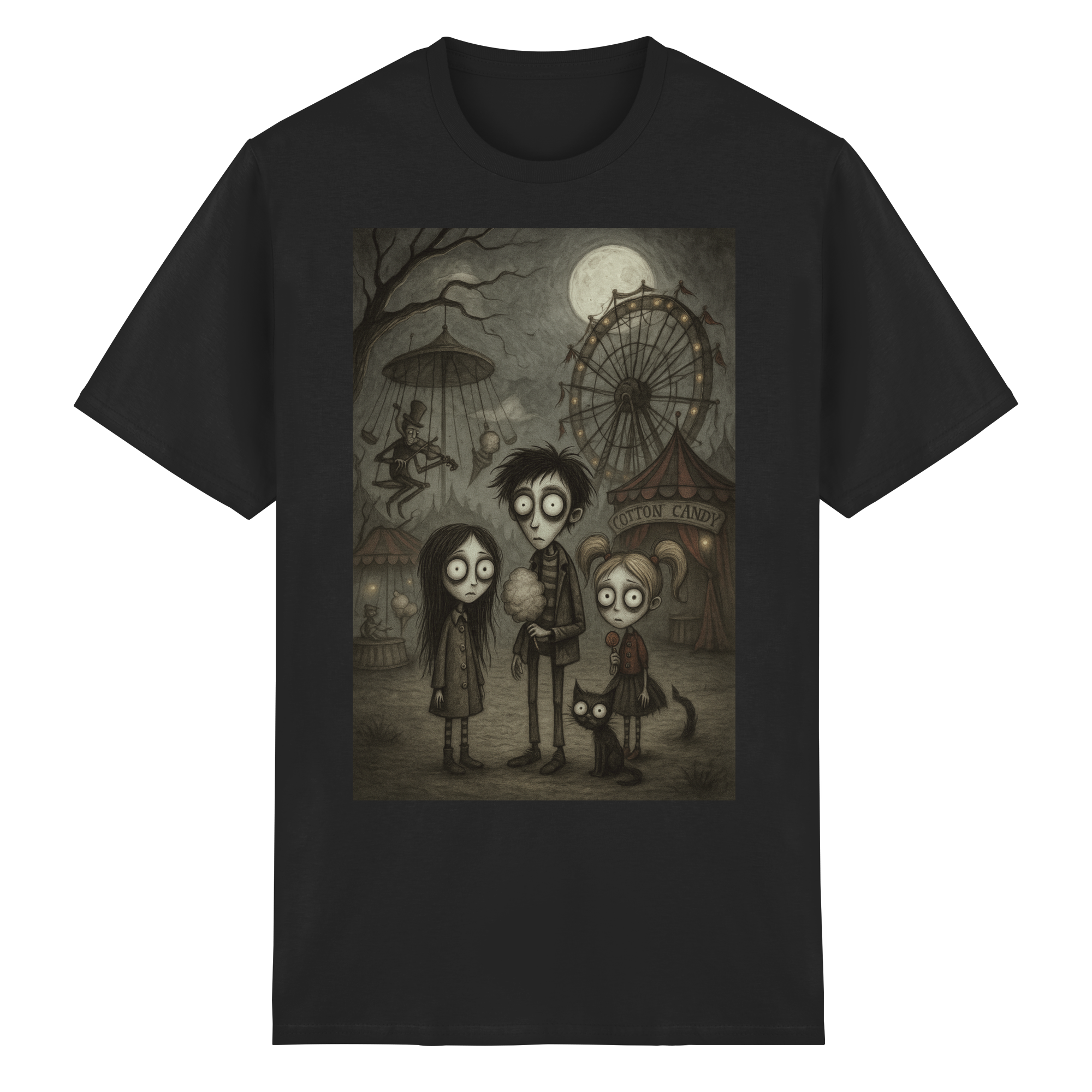 Der Mitternachtsjahrmarkt - Heavy Cotton T-Shirt