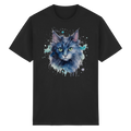 Graue Katze im Aquarellstil - Heavy Cotton T-Shirt