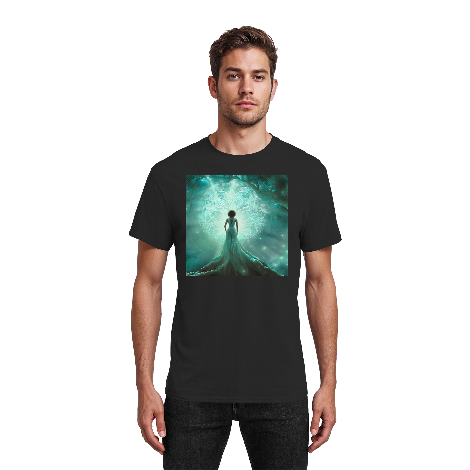 Mystische Frau - Heavy Cotton T-Shirt