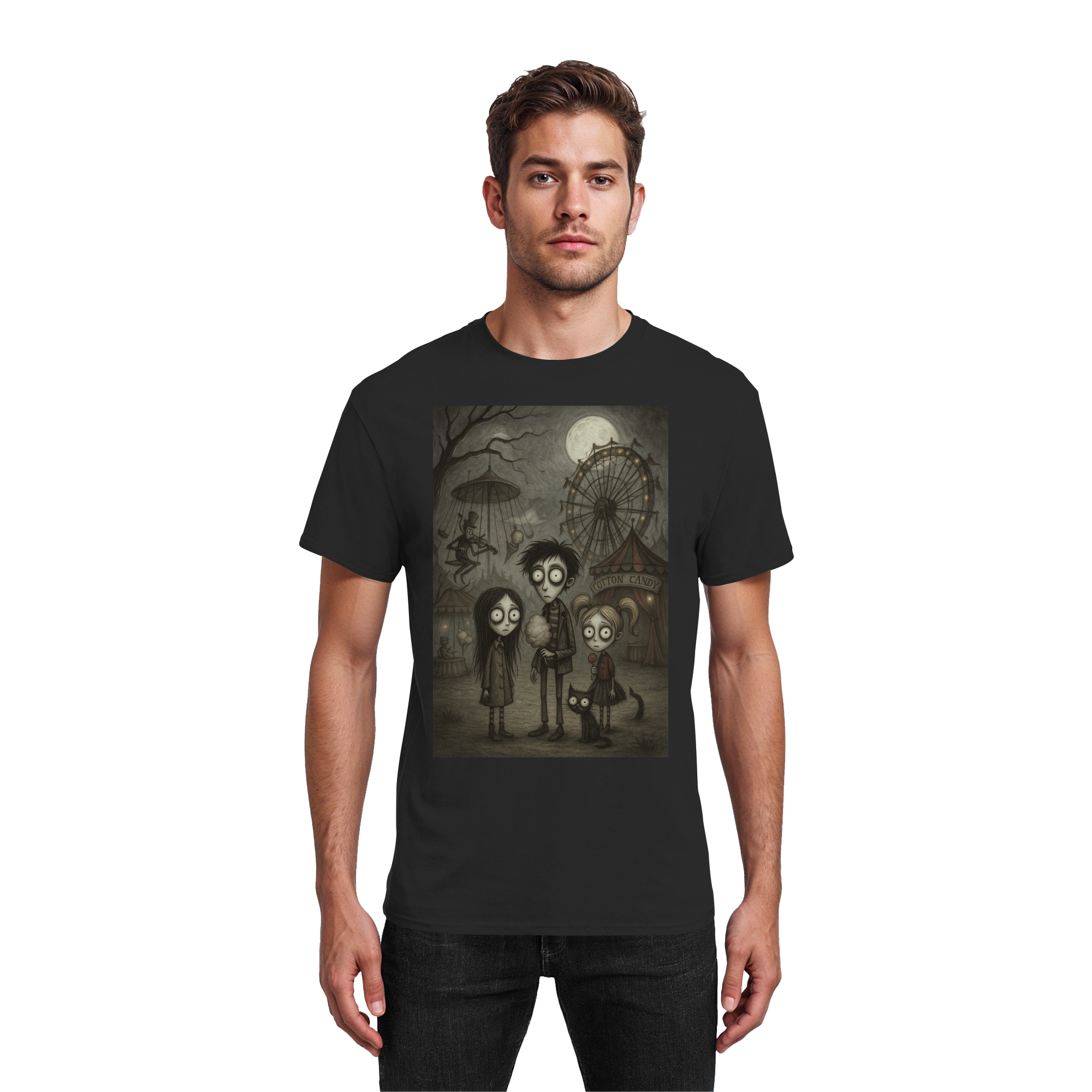 Der Mitternachtsjahrmarkt - Heavy Cotton T-Shirt