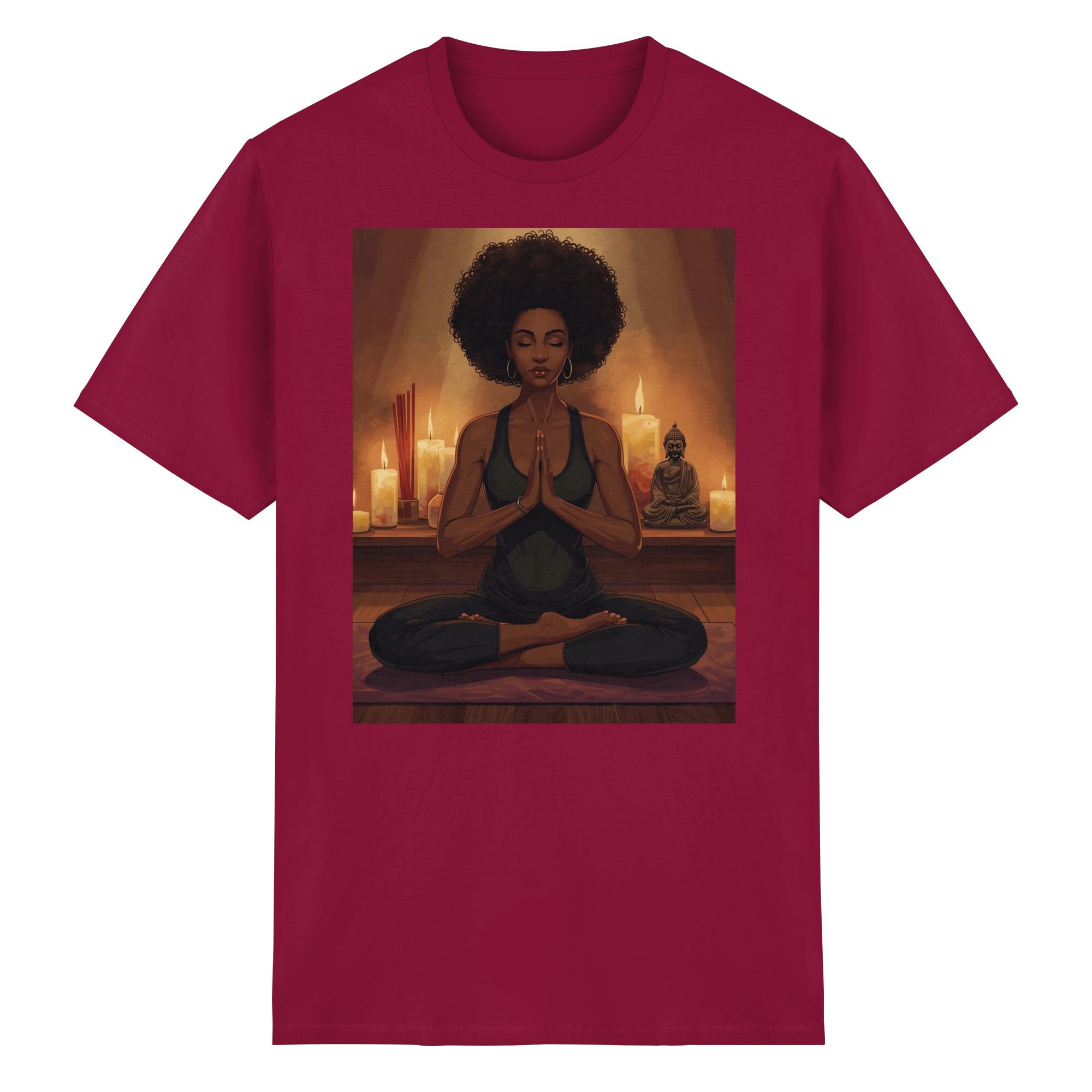 Yoga & Serenity - Heavy Cotton T-Shirt