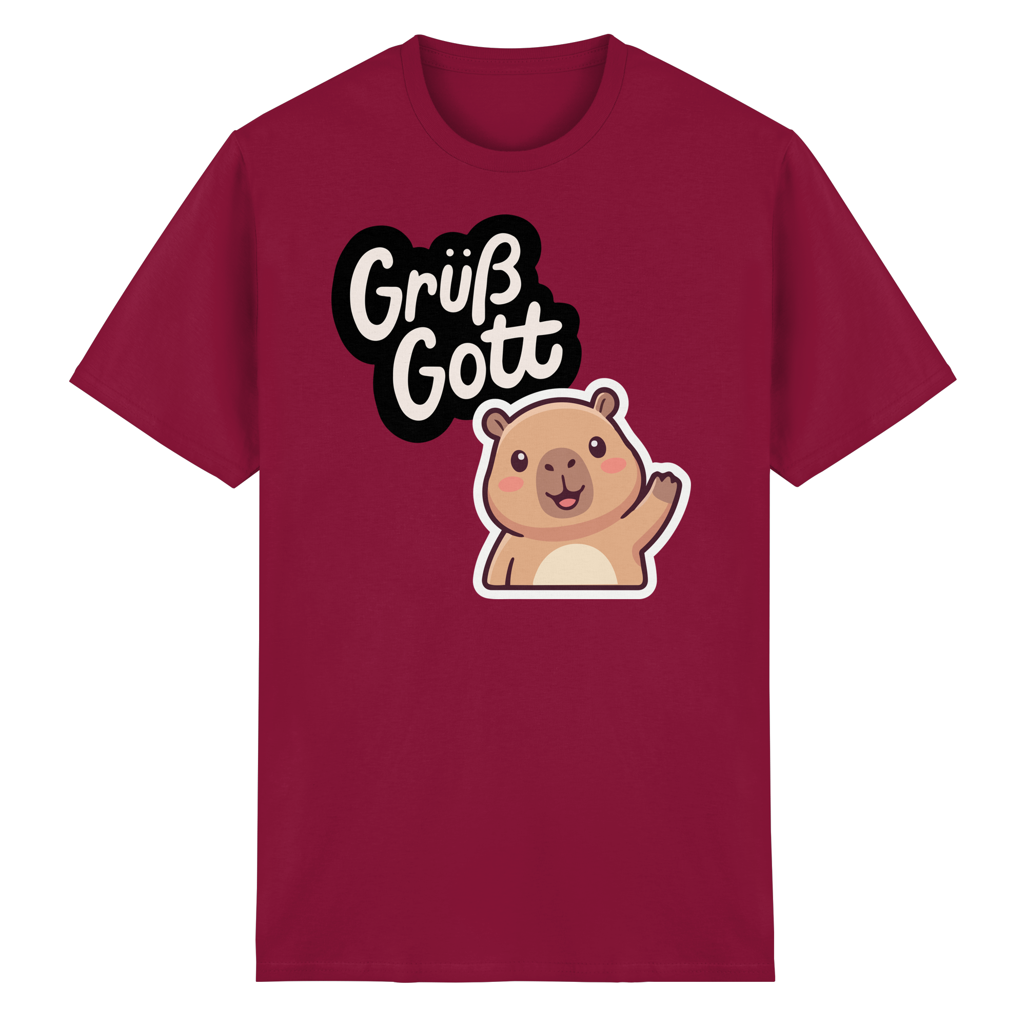 Grüß Gott Capybara | - Heavy Cotton T-Shirt