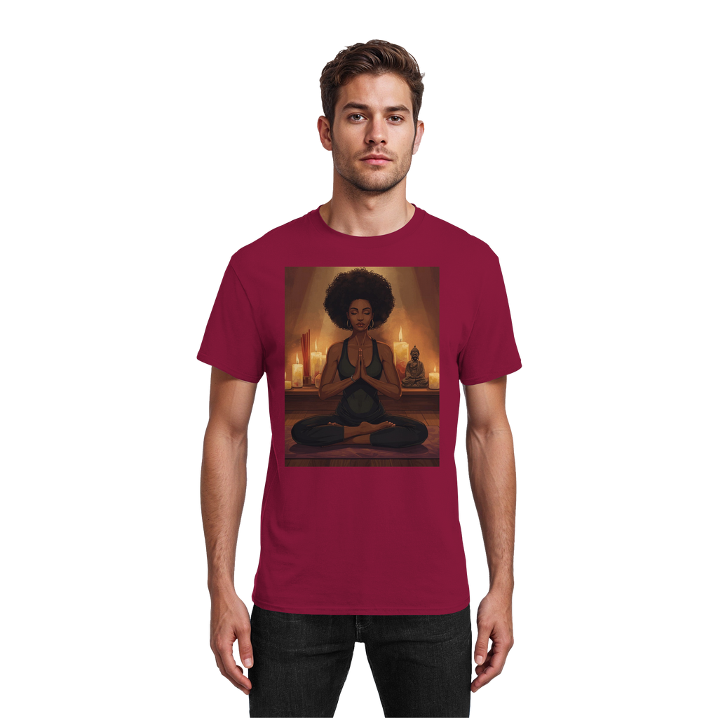 Yoga & Serenity - Heavy Cotton T-Shirt