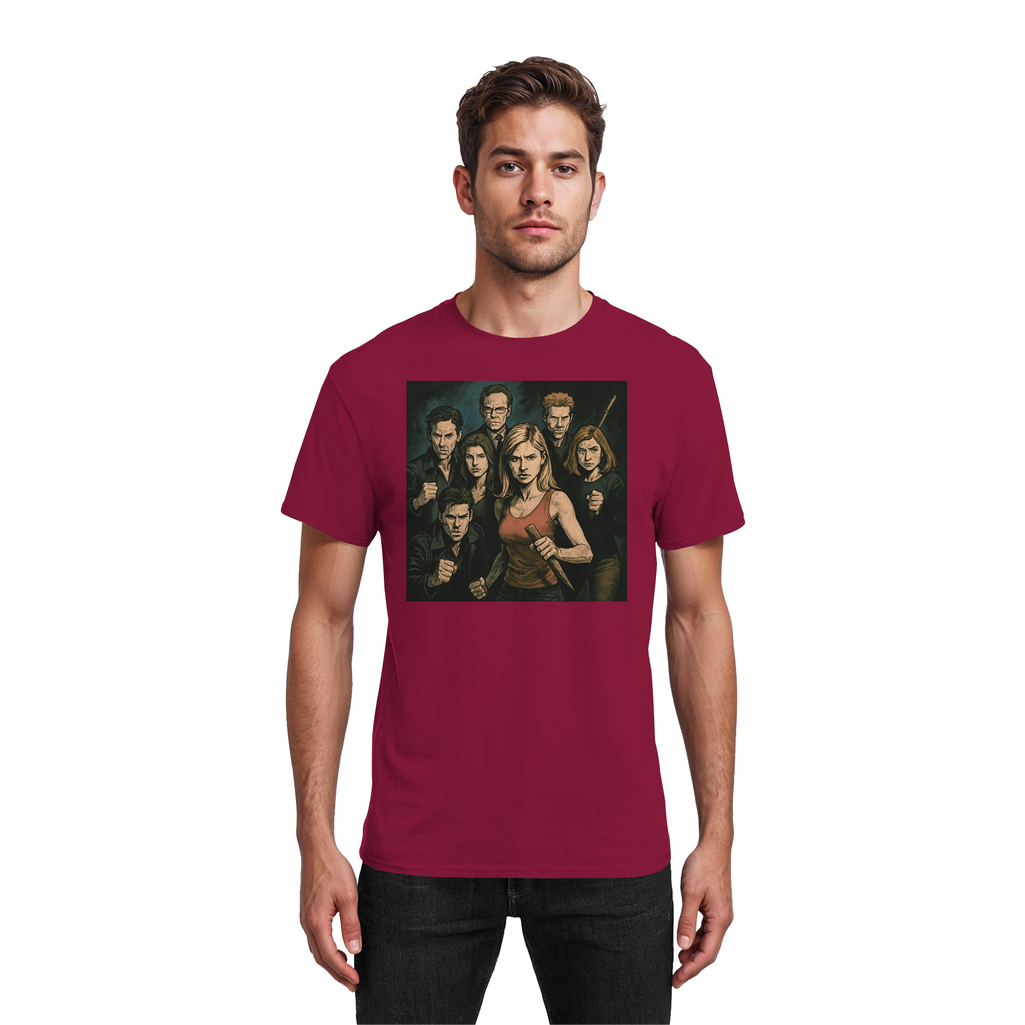Gemeinsam gegen die Dunkelheit - Heavy Cotton T-Shirt