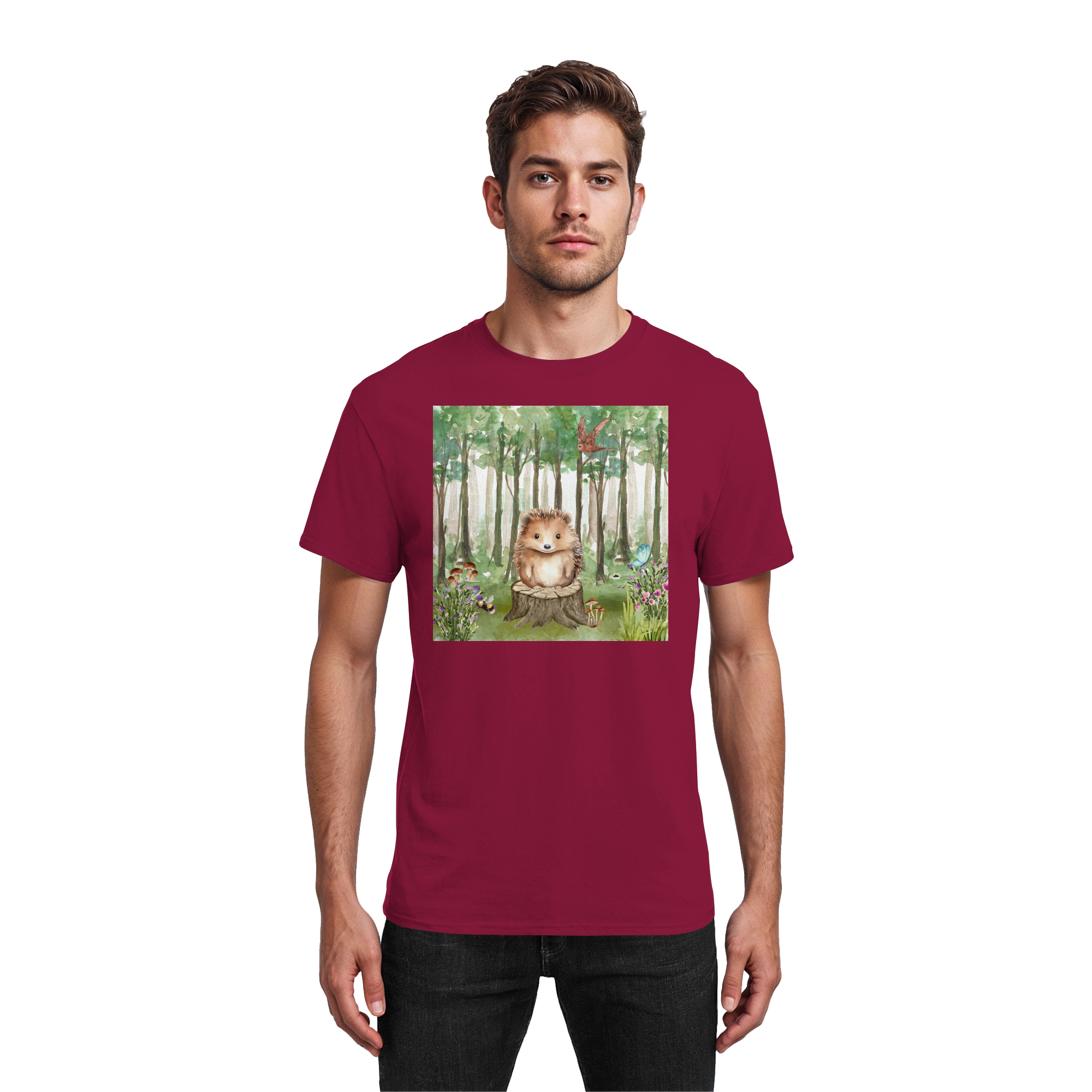 Süßer Igel - Heavy Cotton T-Shirt