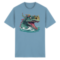 Beware of the Lake Monster - Heavy Cotton T-Shirt