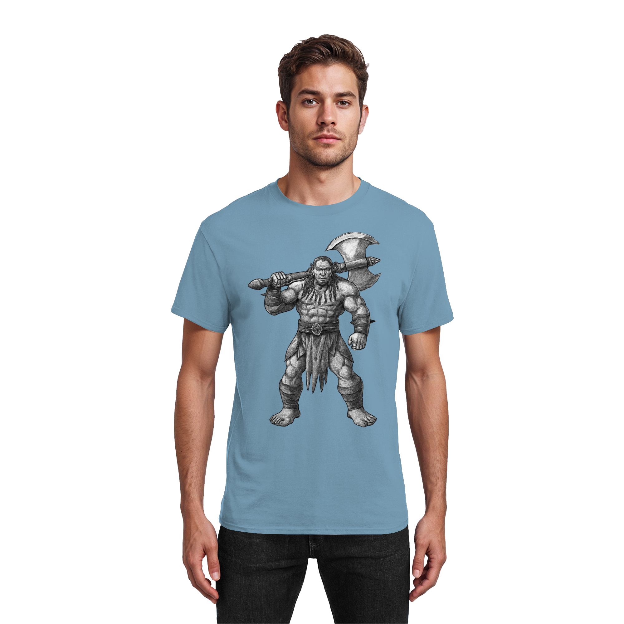 Barbarian's Resolve - Heavy Cotton T-Shirt