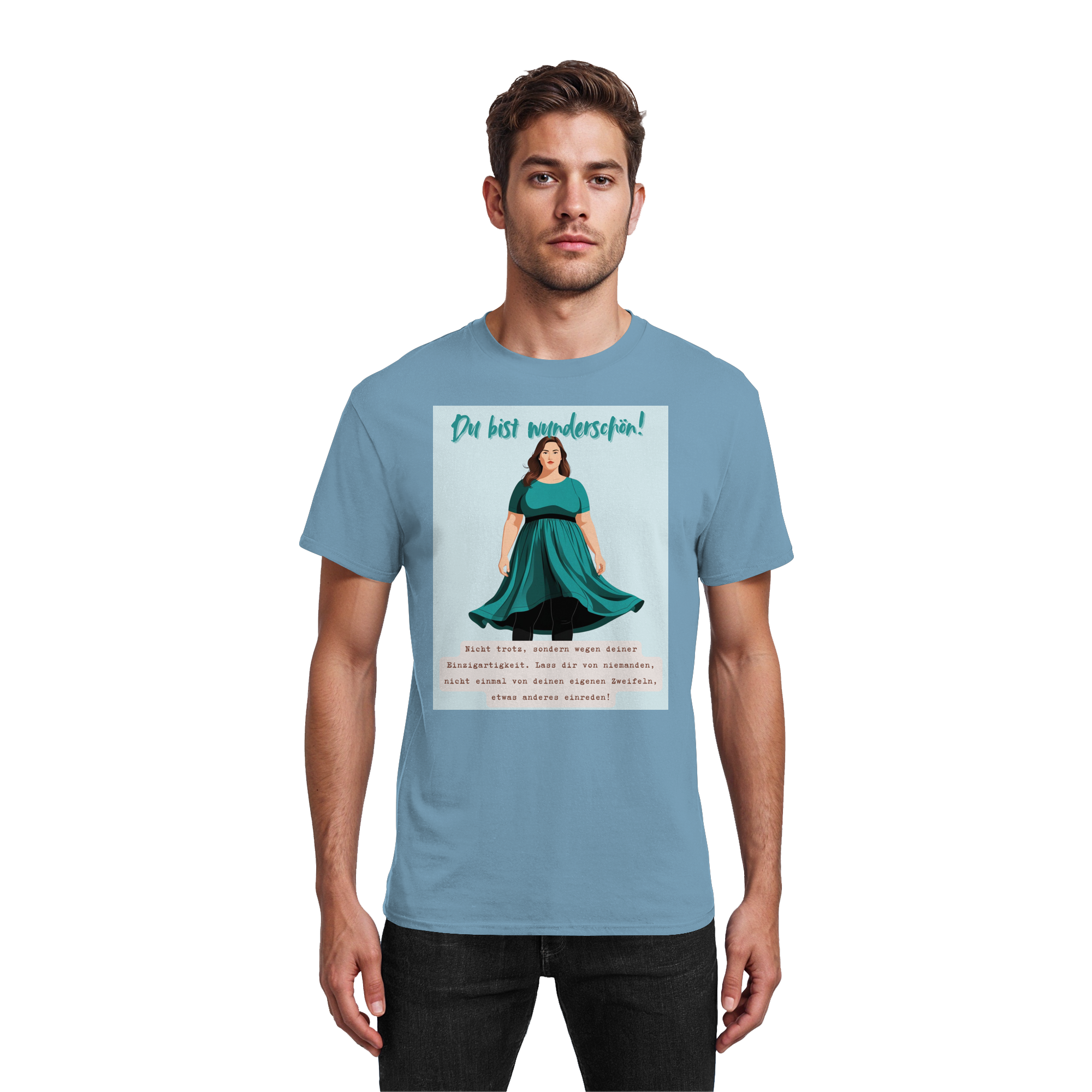 Du bist wunderschön! - Heavy Cotton T-Shirt