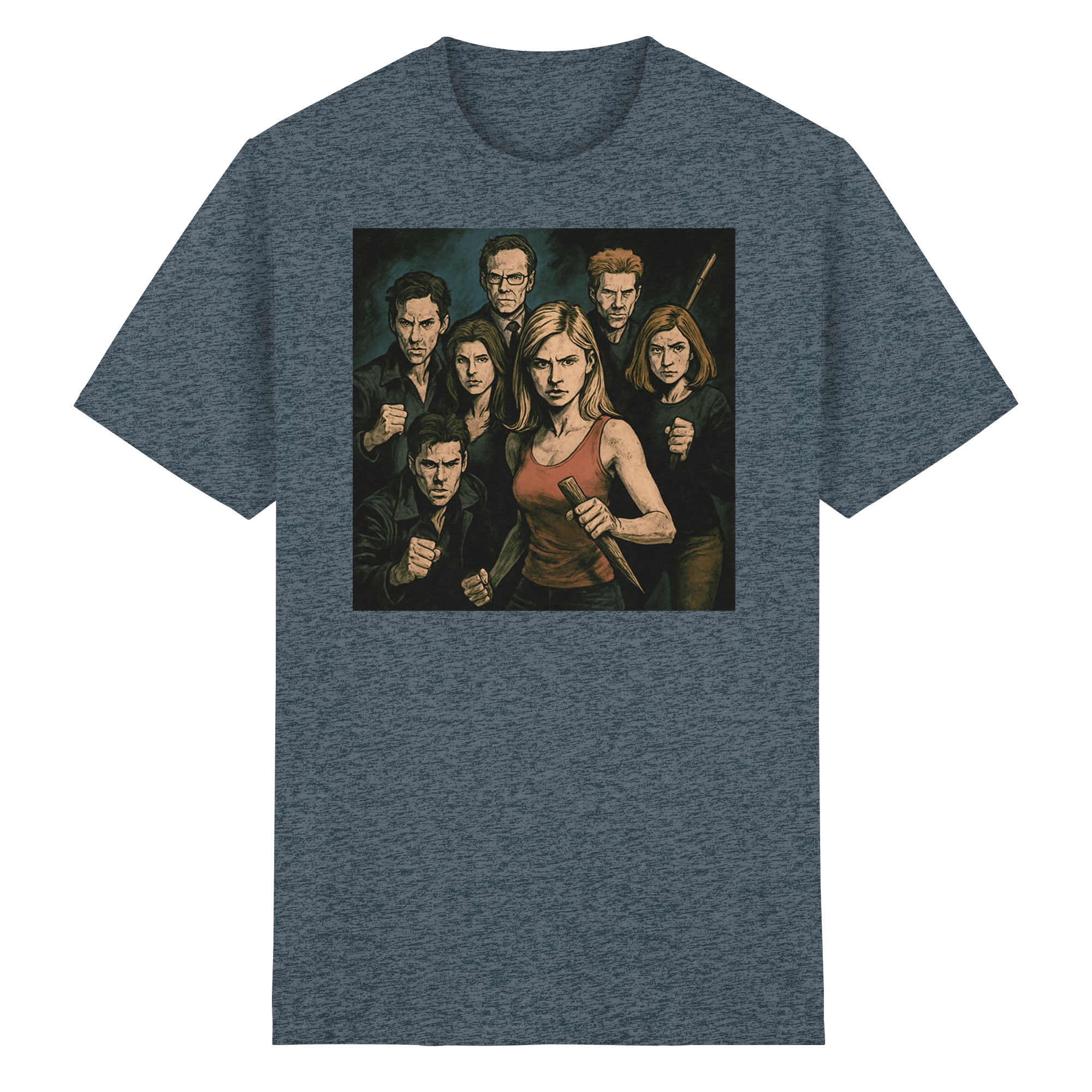 Gemeinsam gegen die Dunkelheit - Heavy Cotton T-Shirt