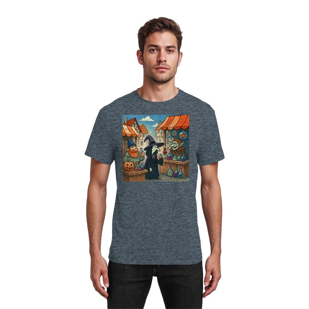 Niedlicher Hexenmarkt - Heavy Cotton T-Shirt